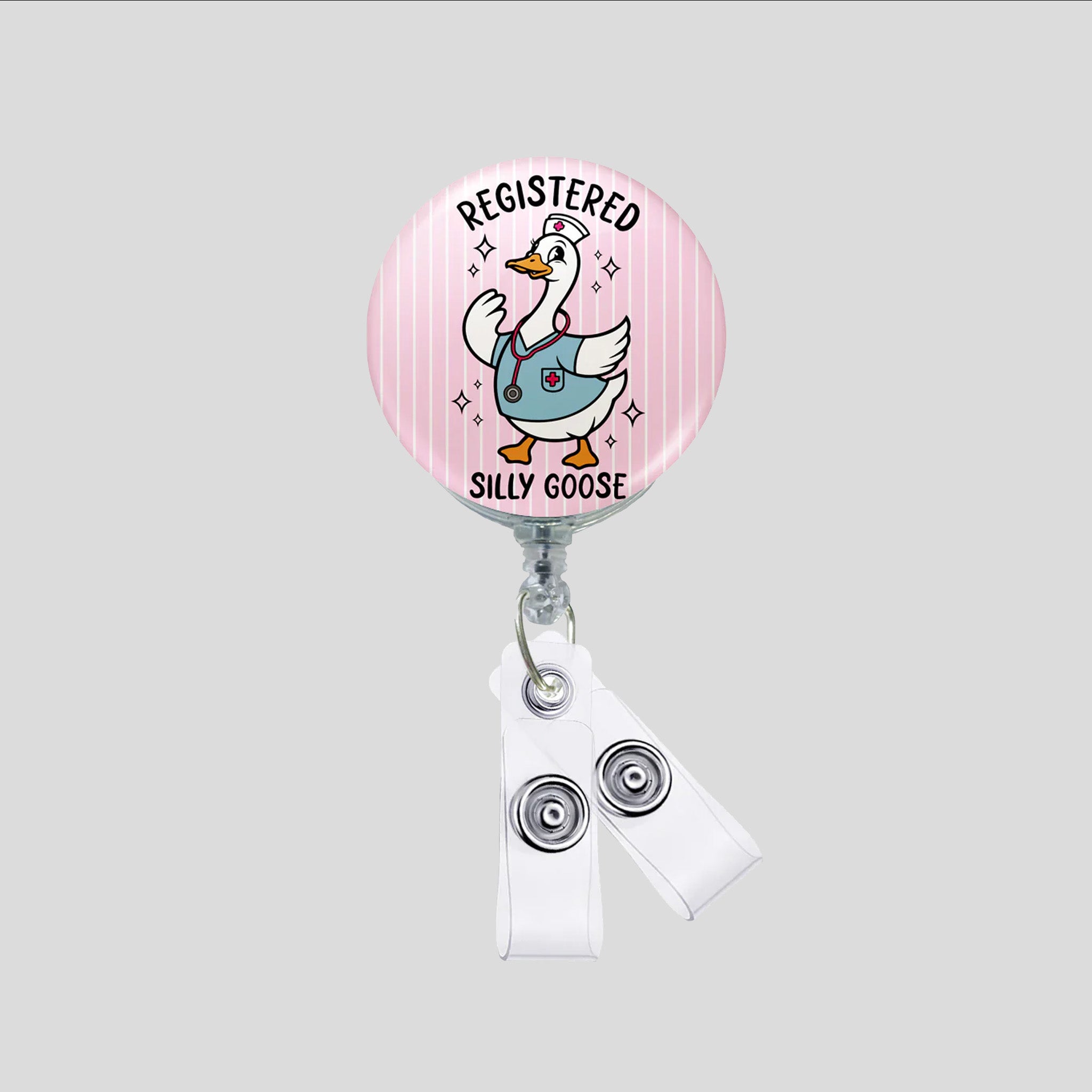 Registered Silly Goose Badge Reel
