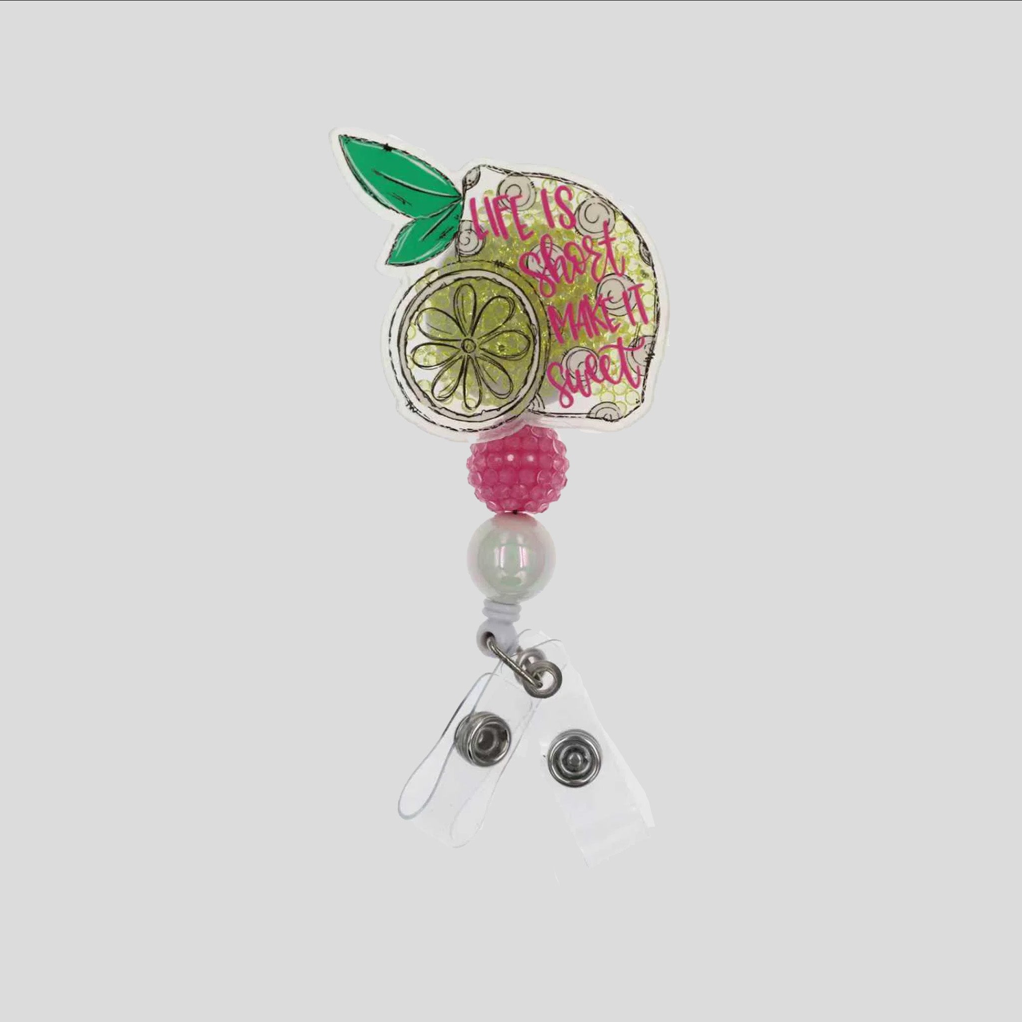 Shaker Reel Life Lemons Badge Reel