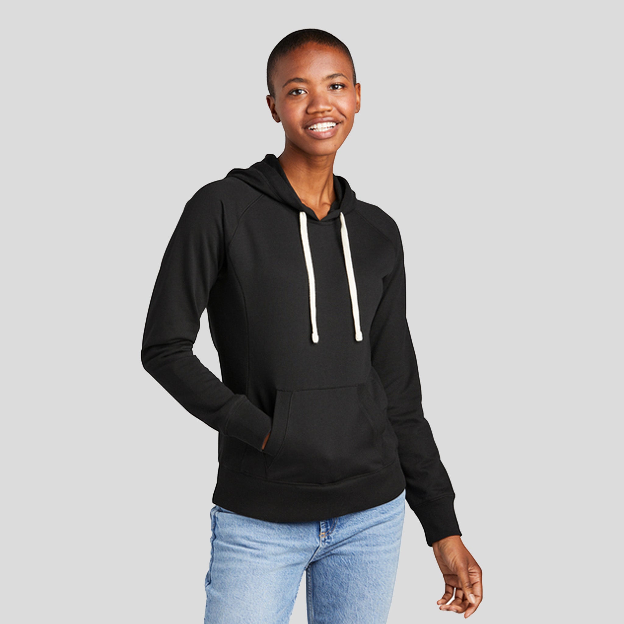 Womenโs Re-Fleeceโข Hoodie | Black