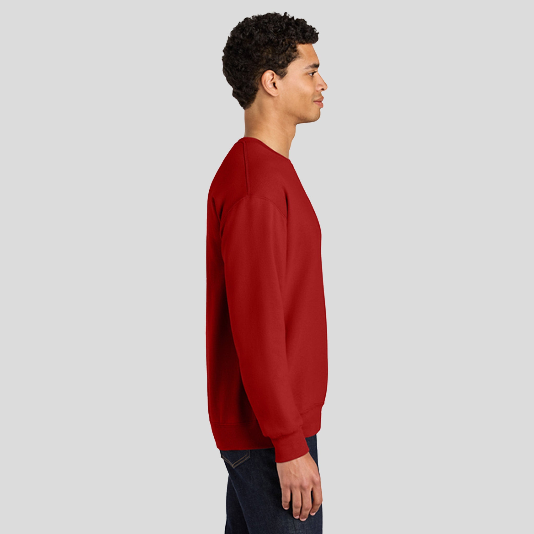 Ultimateβ’ Unisex CVC Ring Spun Crewneck Sweatshirt | True Red