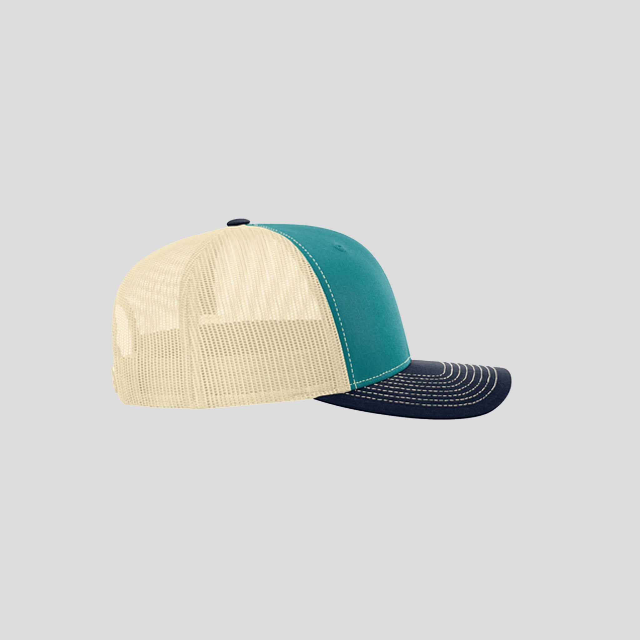 Richardson Trucker Cap | Blue Teal/Birch/Navy