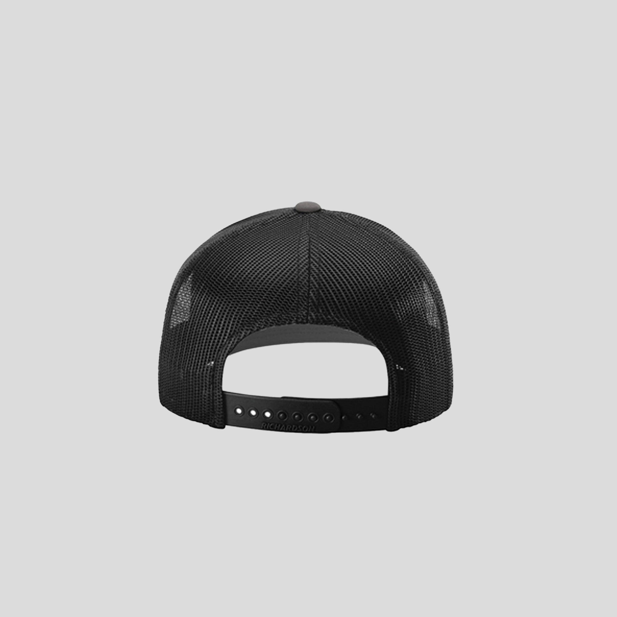 Richardson Trucker Cap | Charcoal/Black