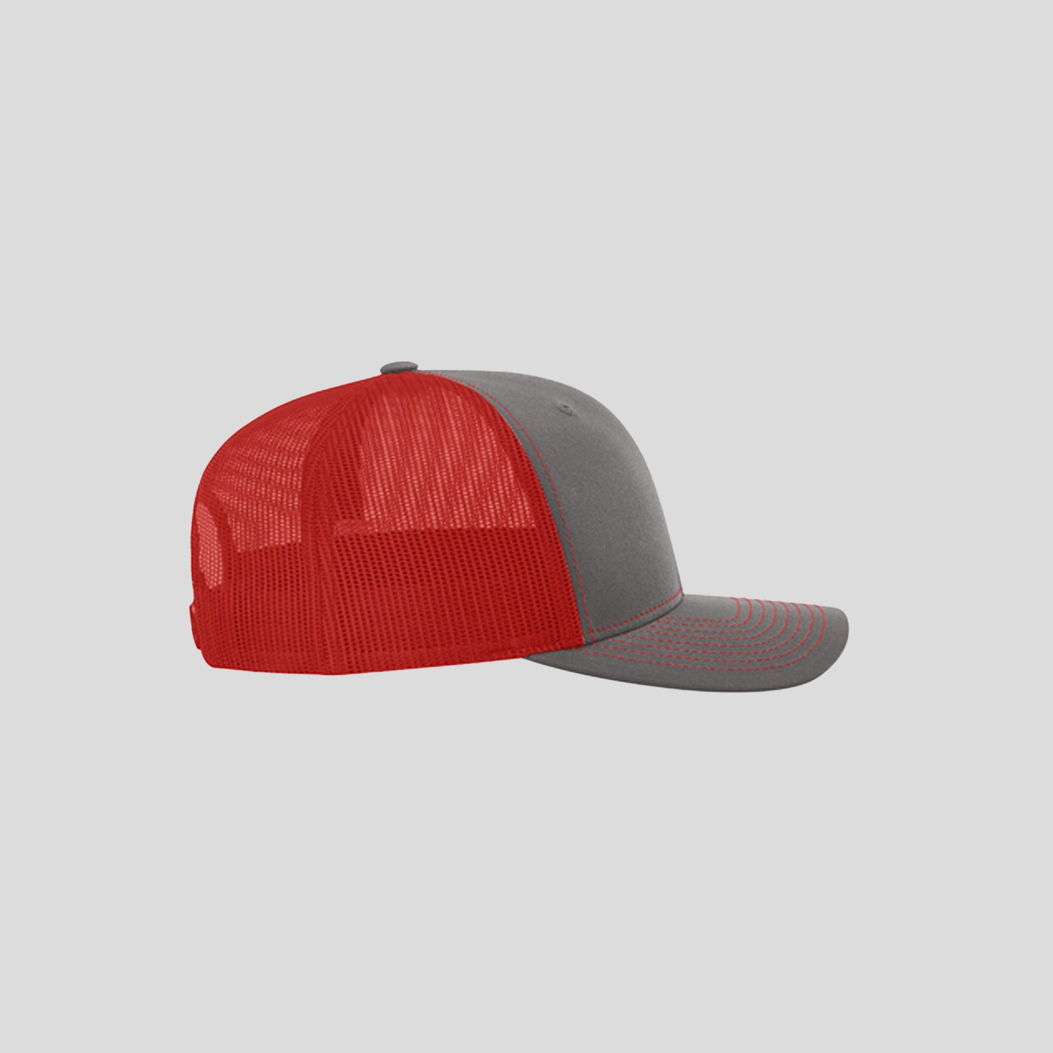 Richardson Trucker Cap | Charcoal/Red