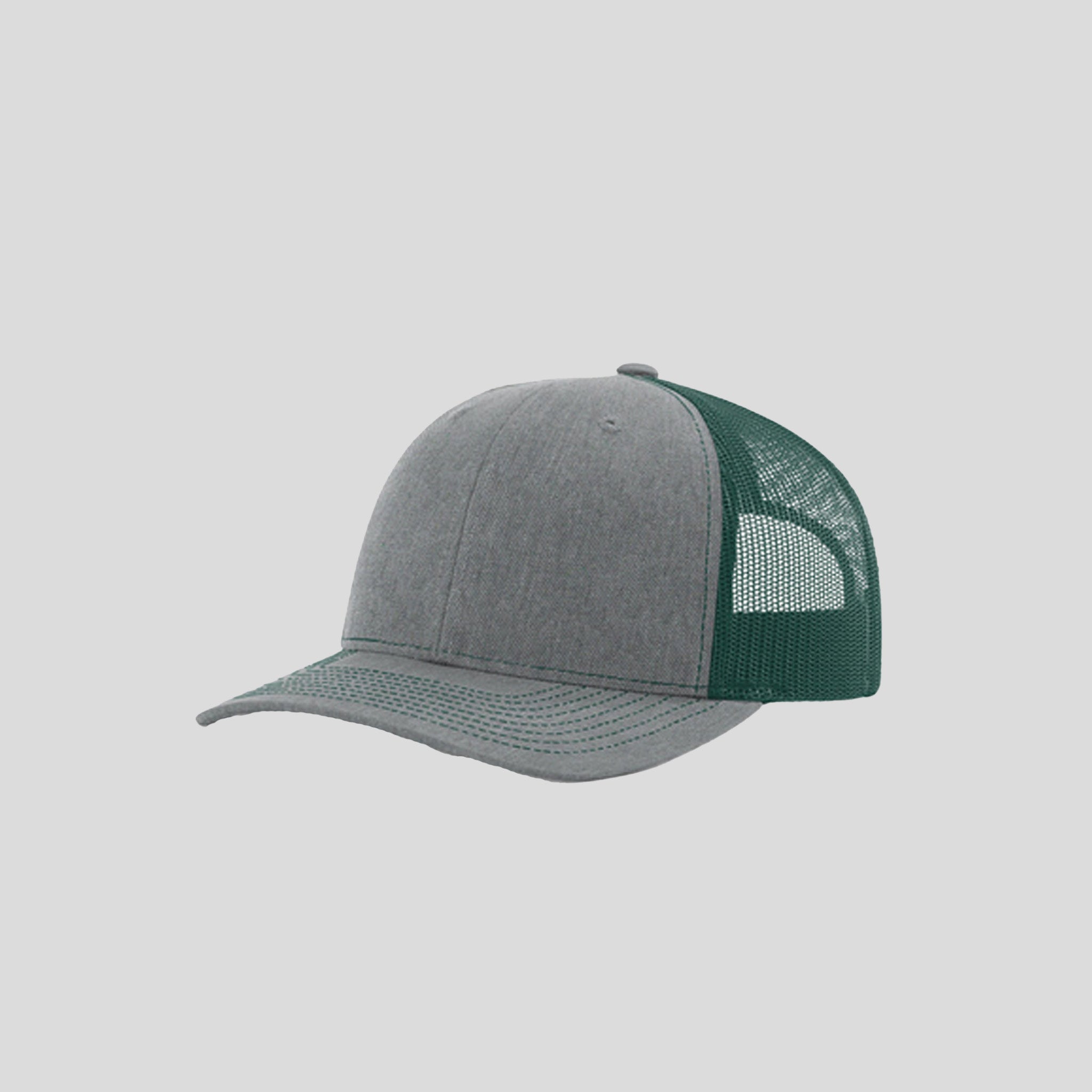 Richardson Trucker Cap | Heather Grey/Dark Green