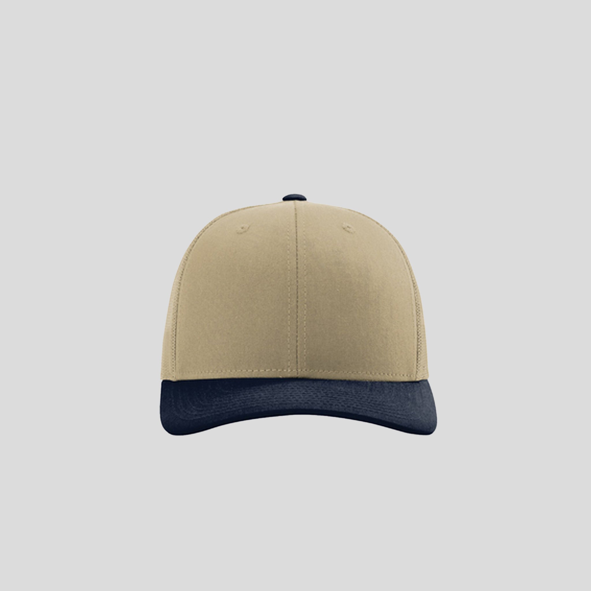 Richardson Trucker Cap | Khaki/Khaki/Navy