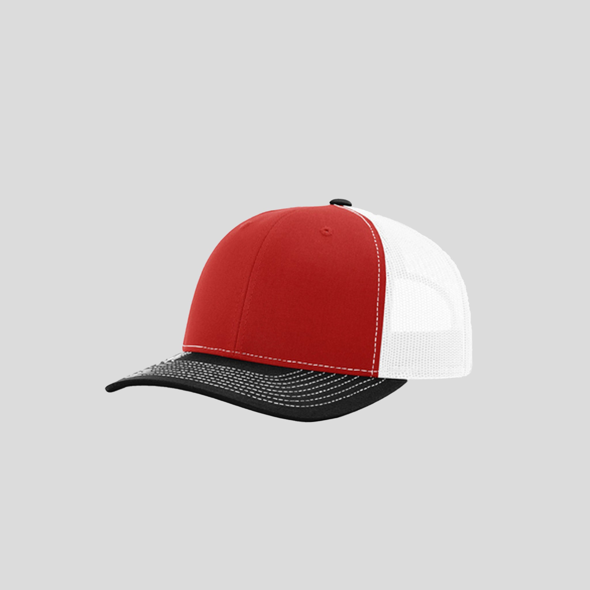 Richardson Trucker Cap | Red/White/Black