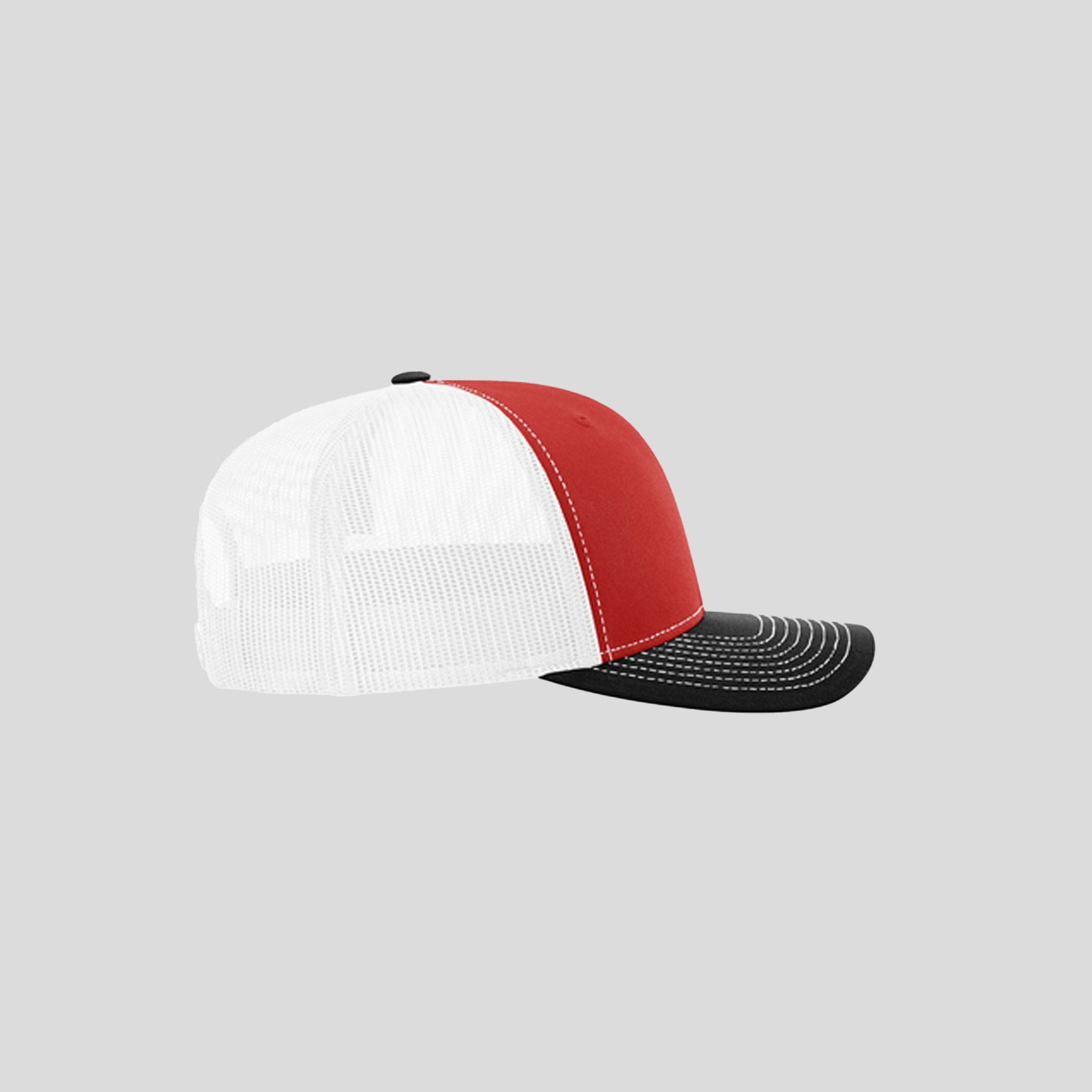 Richardson Trucker Cap | Red/White/Black