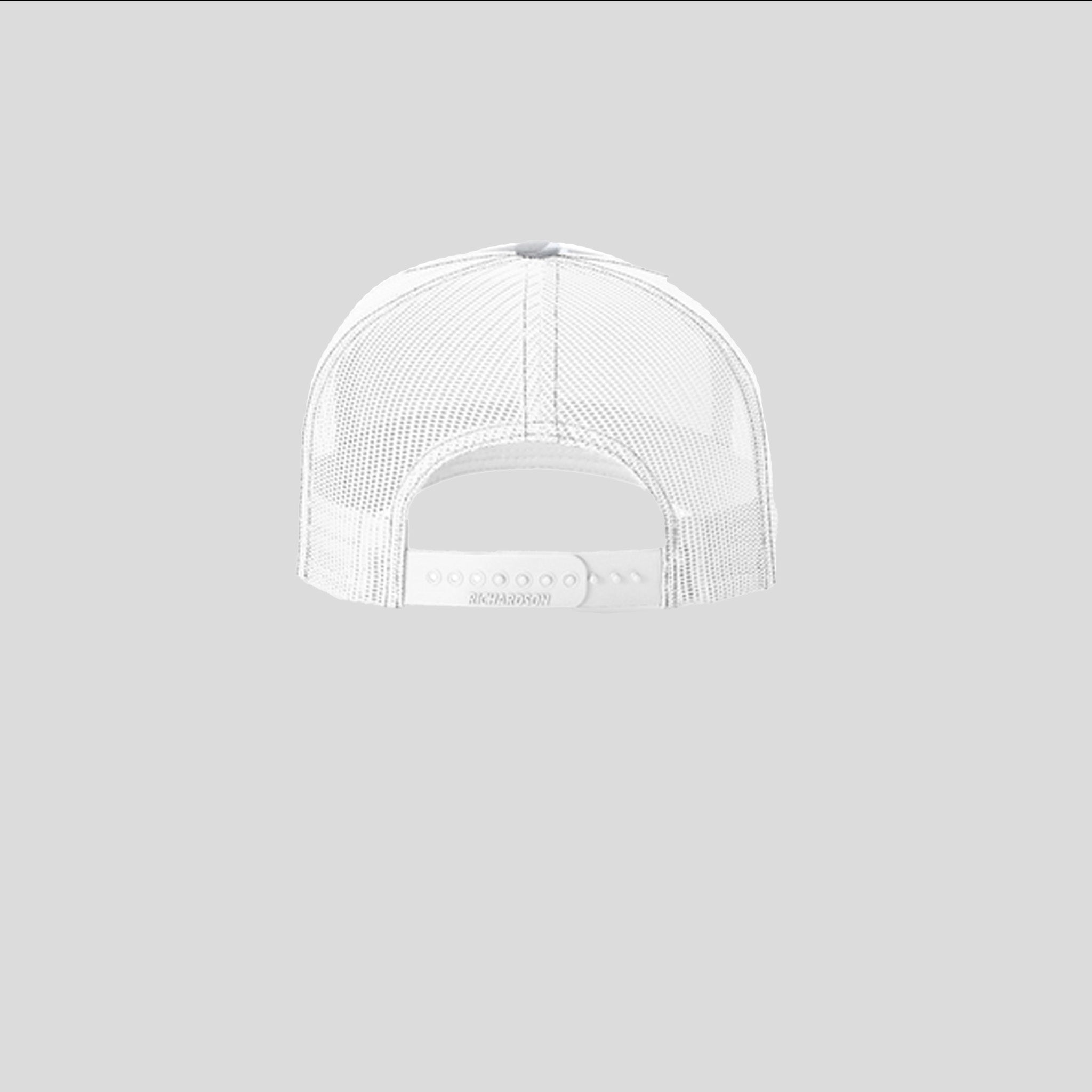 Printed Five-Panel Trucker Hat | Blizzard Duck Camo/White