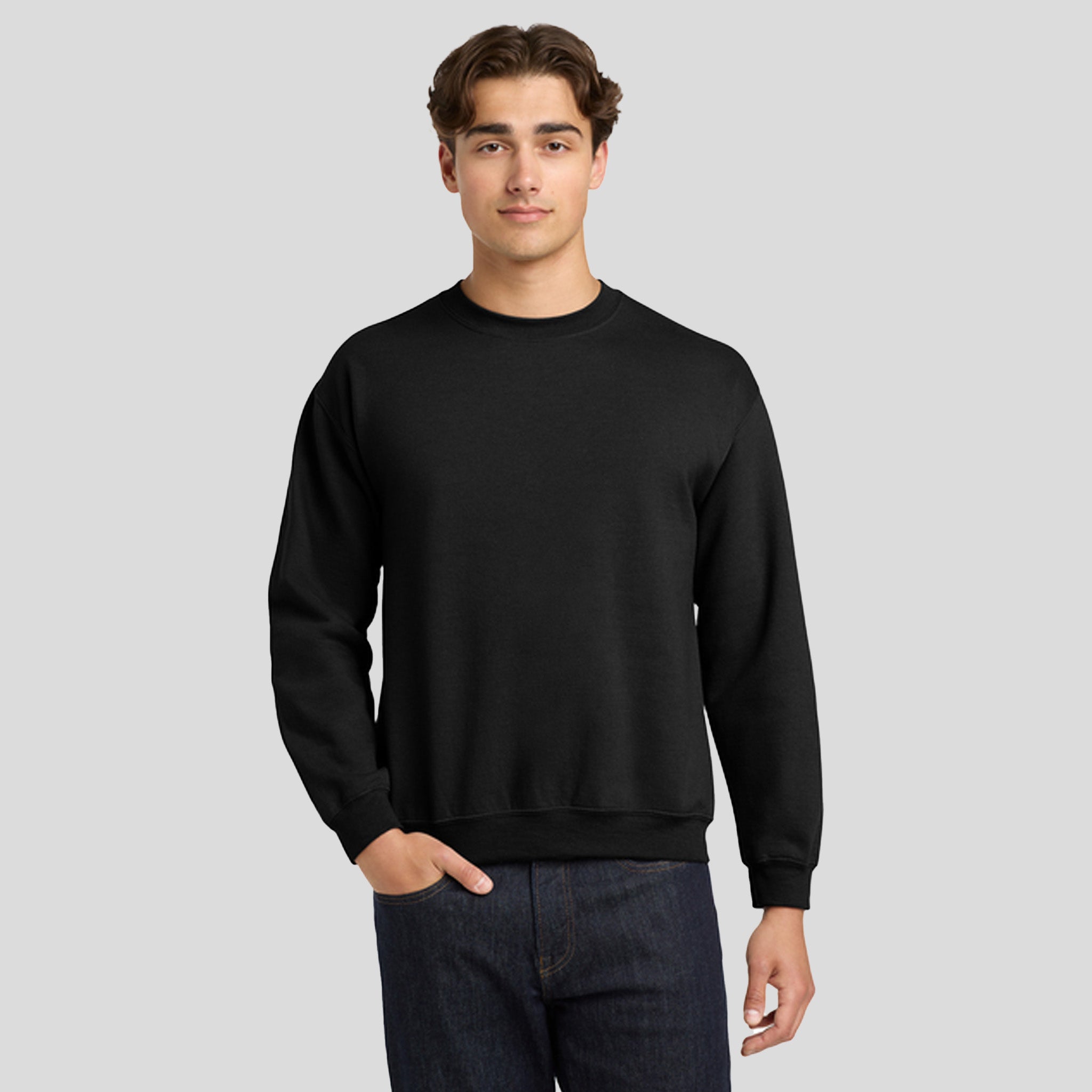 Heavy Blendβ’ Crewneck Sweatshirt | Black