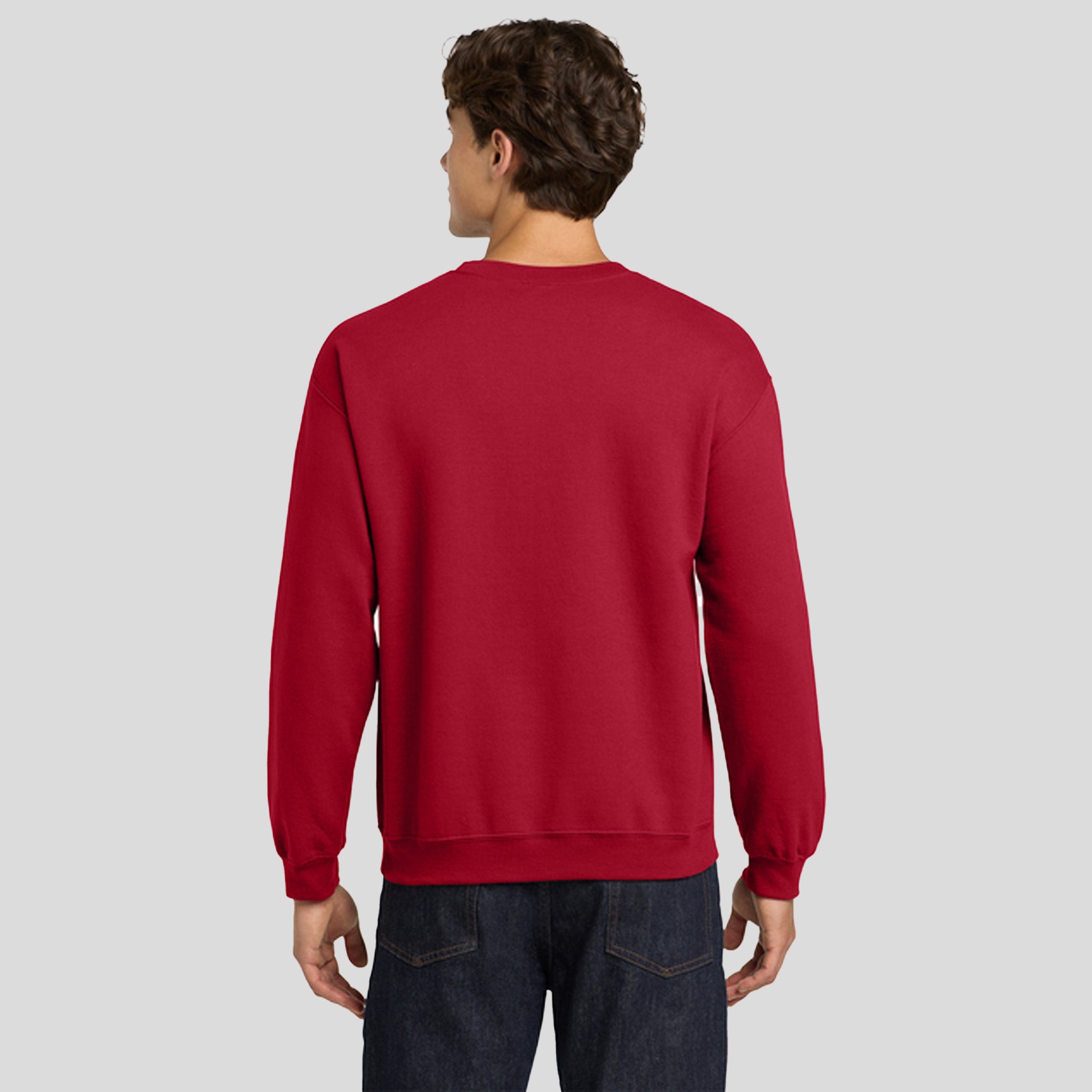 Heavy Blendβ’ Crewneck Sweatshirt | Cherry Red