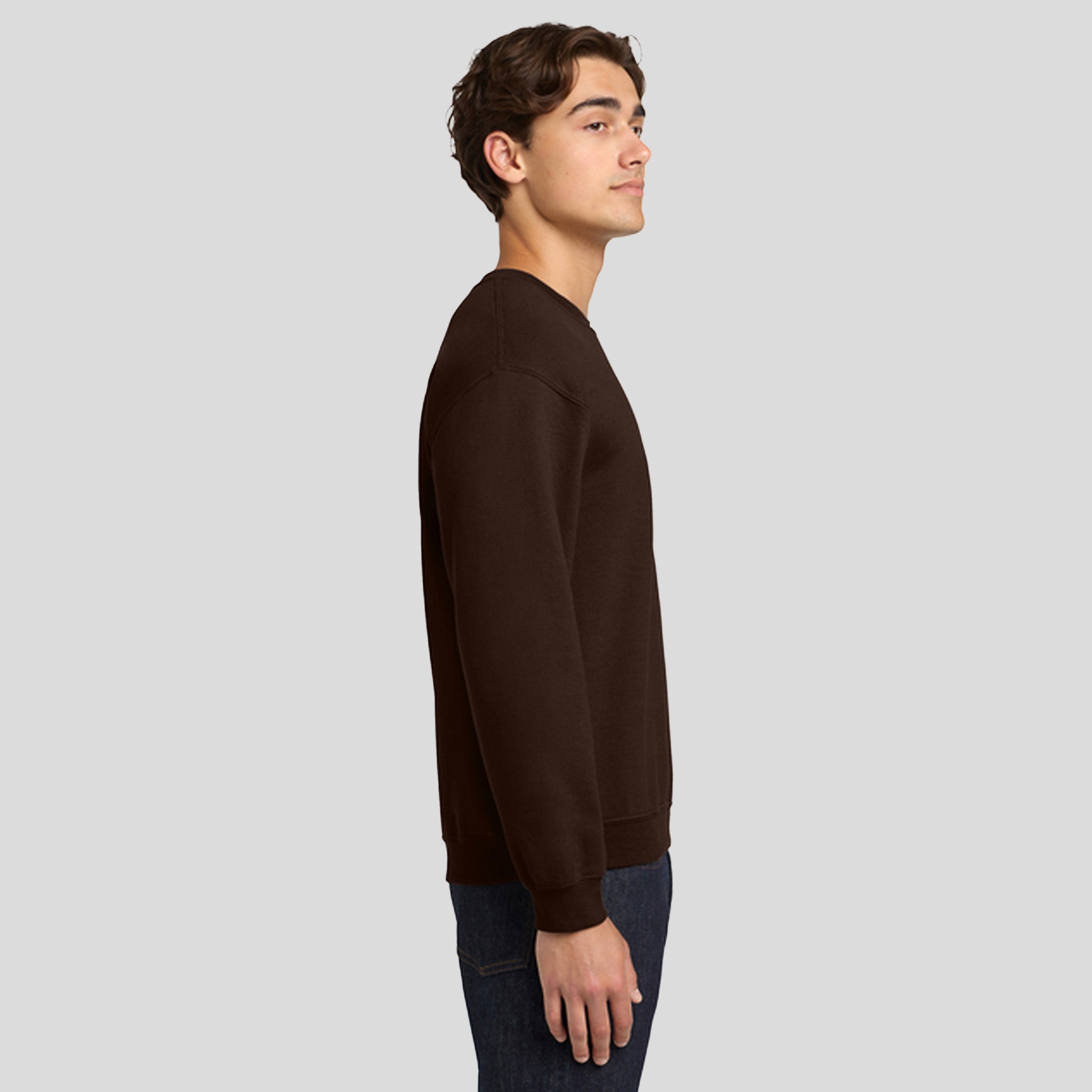 Heavy Blendβ’ Crewneck Sweatshirt | Dark Chocolate