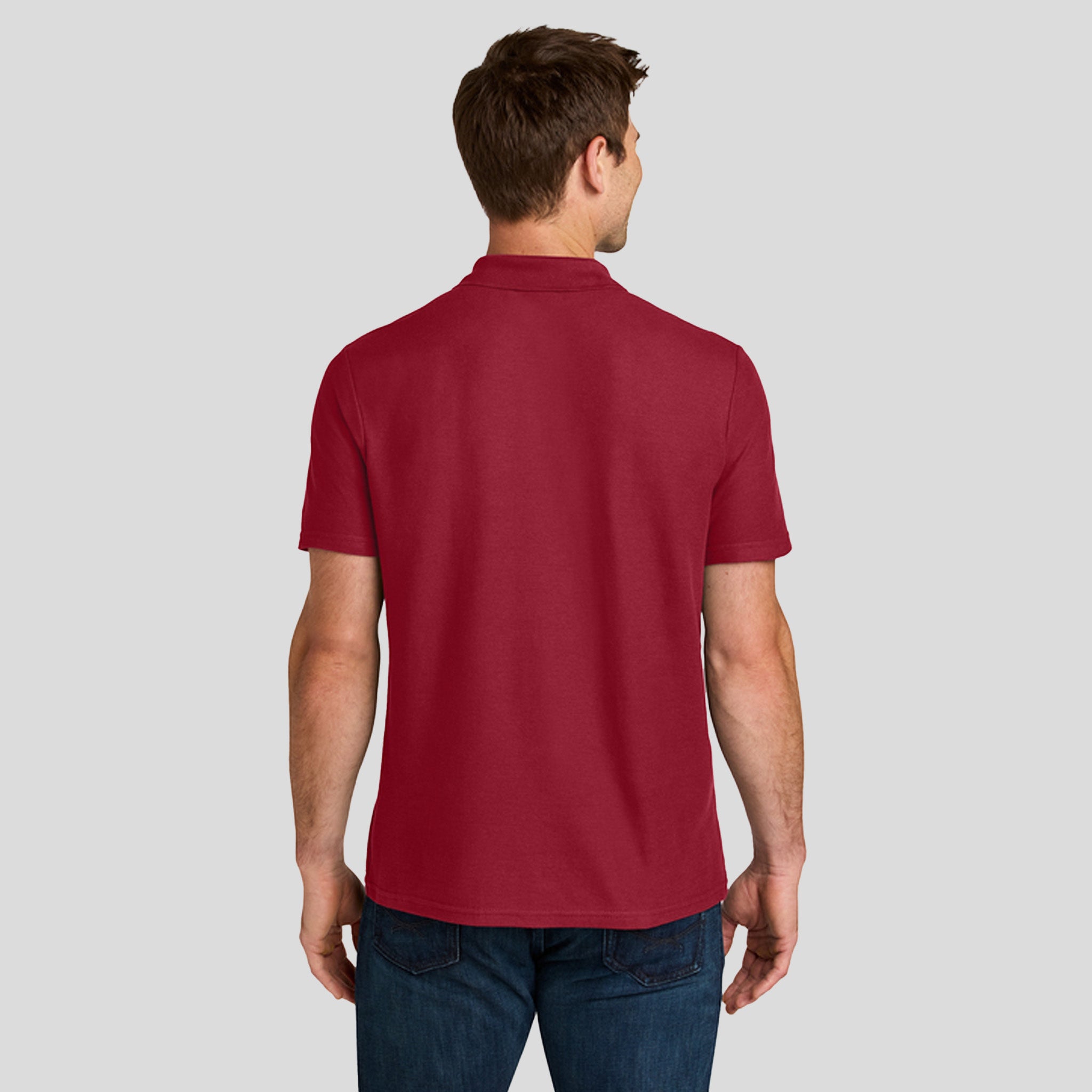 Gildanยฎ Softstyleยฎ Pique Polo | Cherry Red