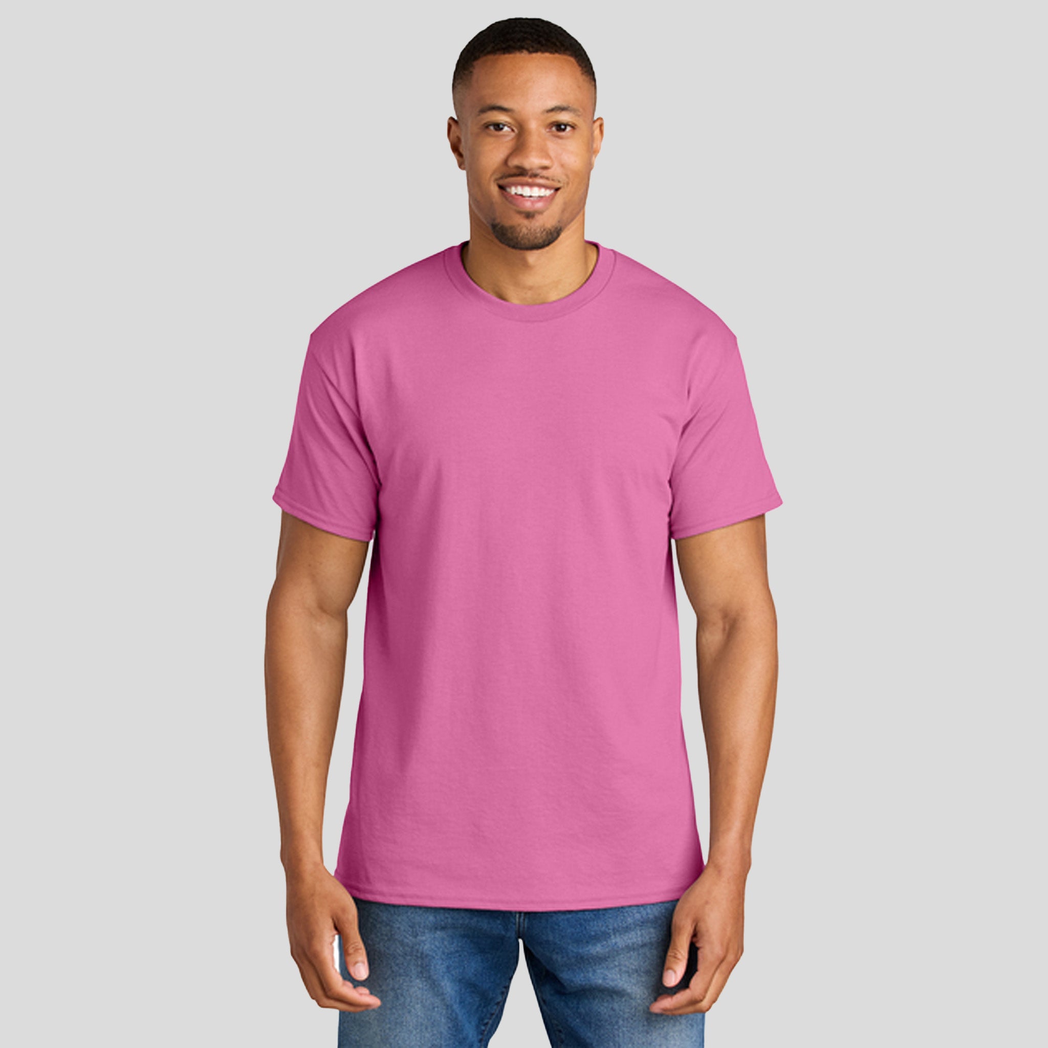 Gildanยฎ DryBlendยฎ 50 Cotton/50 Poly T-Shirt | Azalea