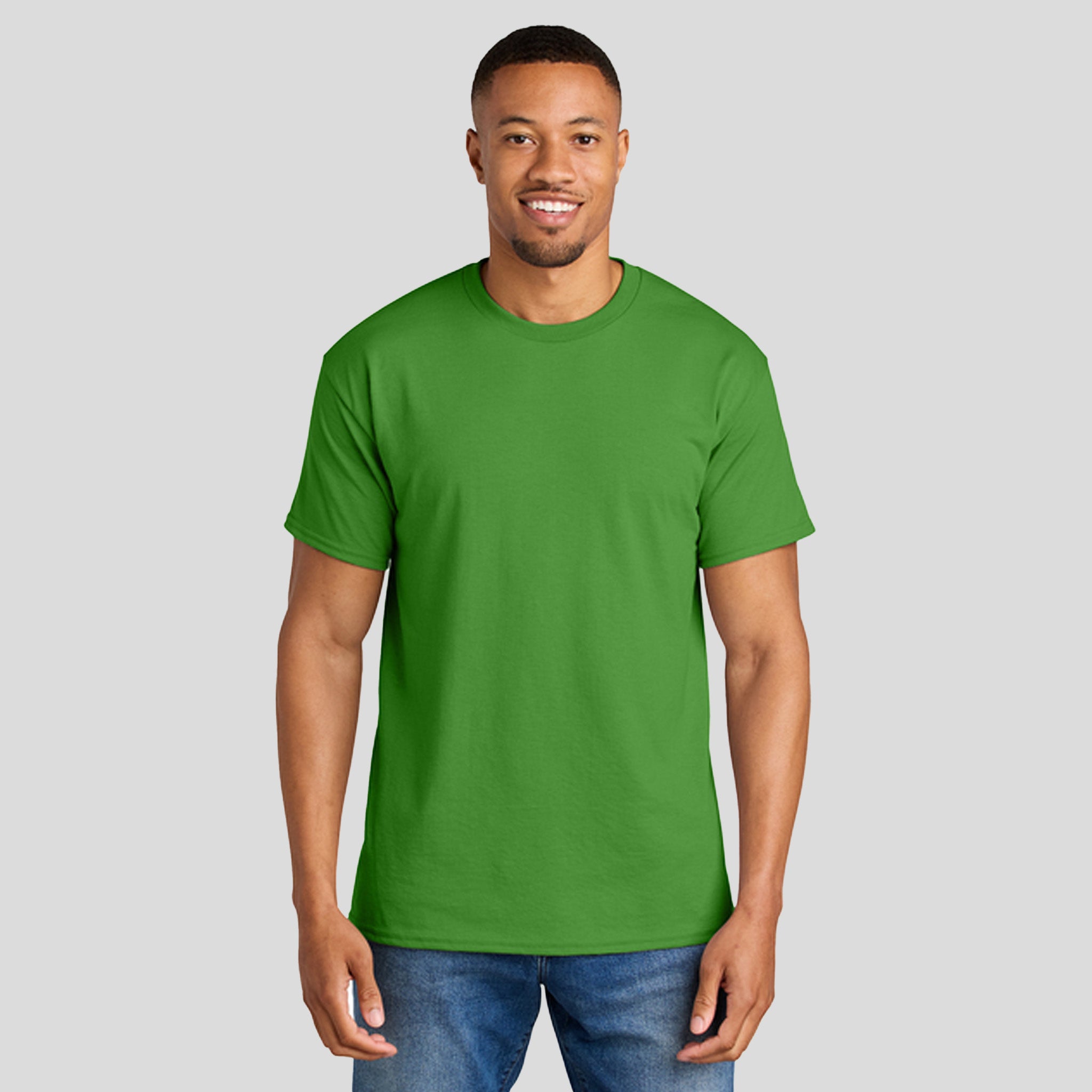 Gildanยฎ DryBlendยฎ 50 Cotton/50 Poly T-Shirt | Electric Green