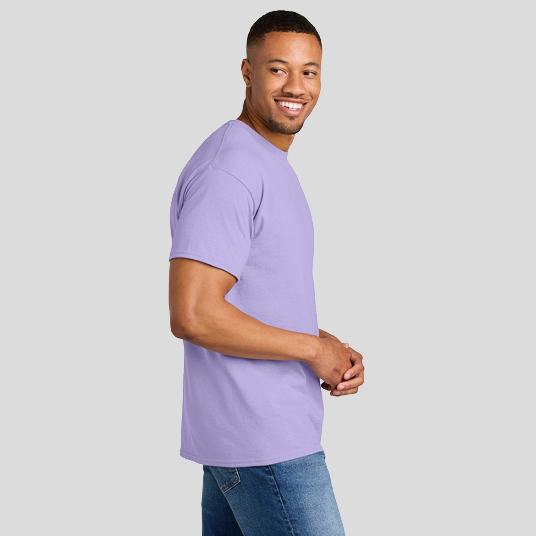 Gildanยฎ DryBlendยฎ 50 Cotton/50 Poly T-Shirt | Orchid