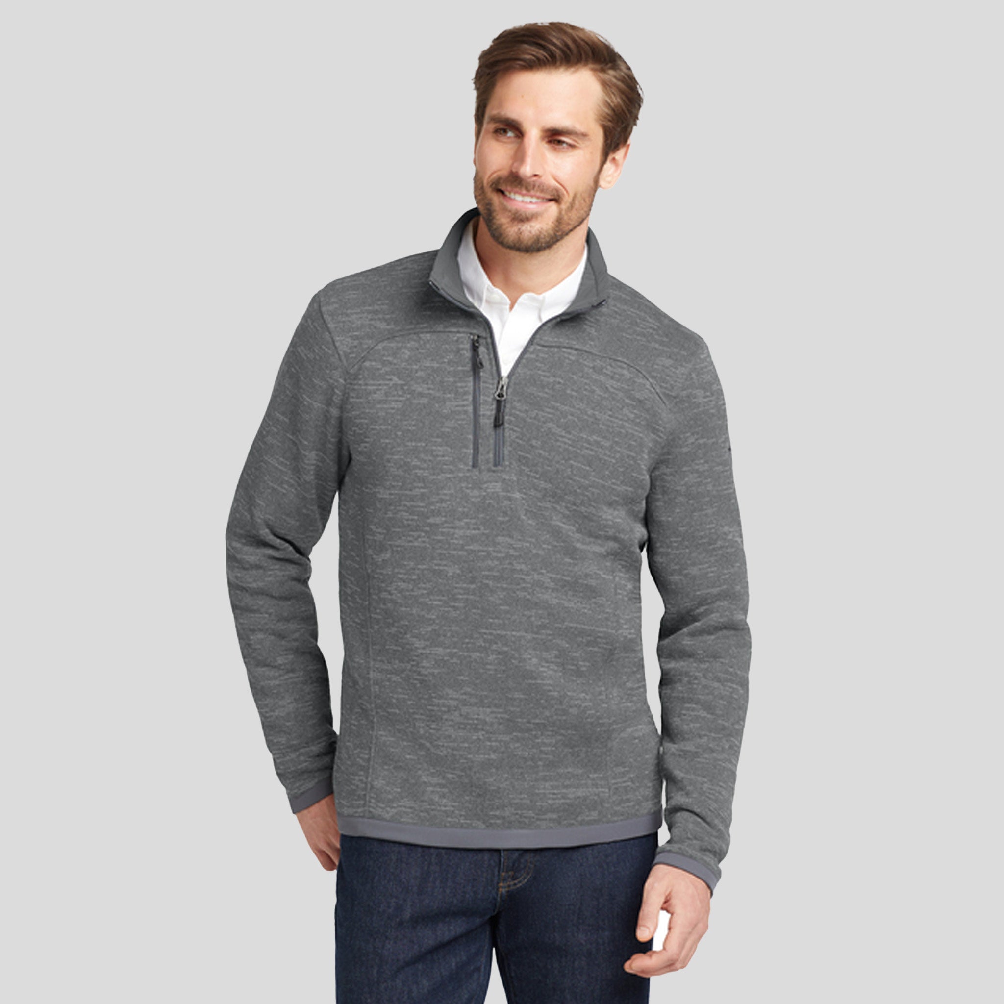 Sweater Fleece 1/4-Zip | Dark Grey Heather