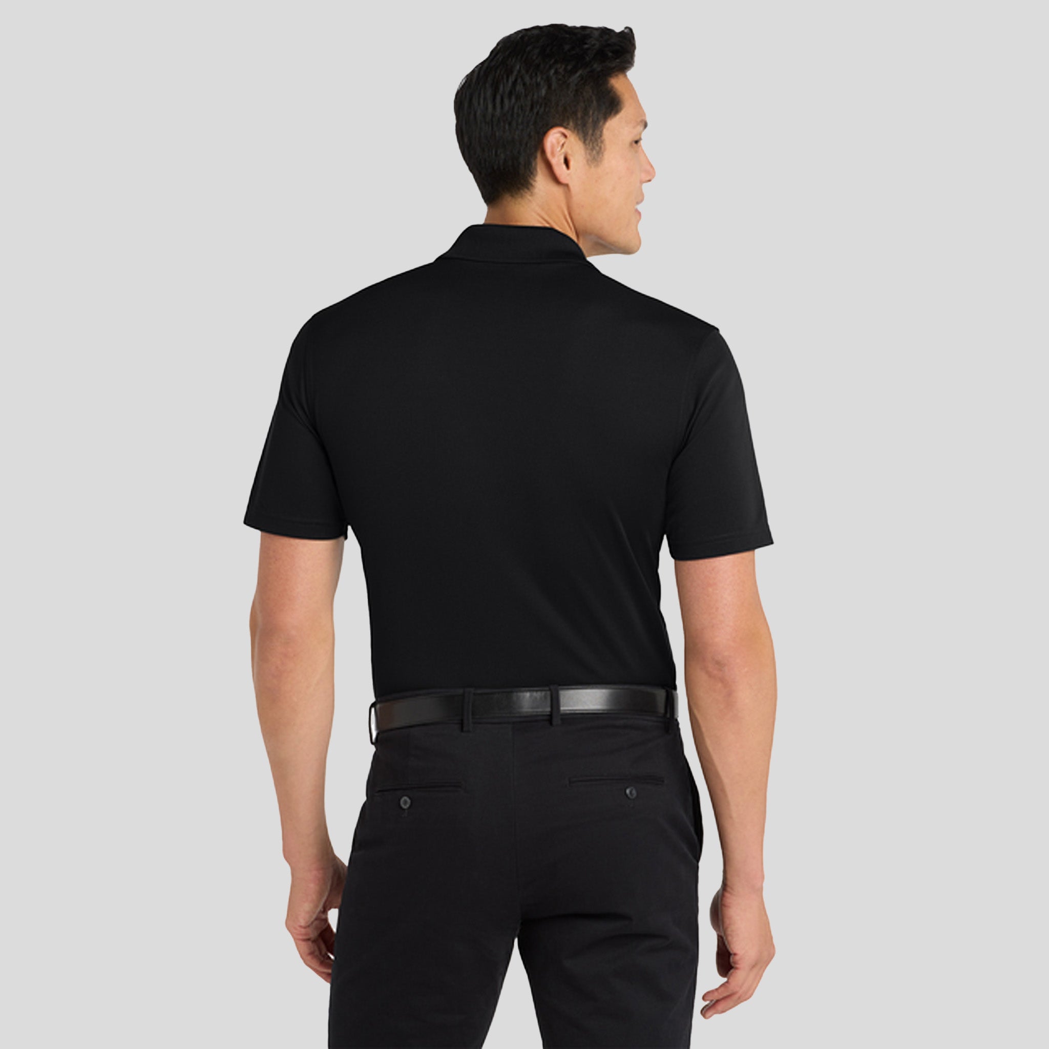 Dry Zoneยฎ UV Micro-Mesh Pocket Polo | Deep Black