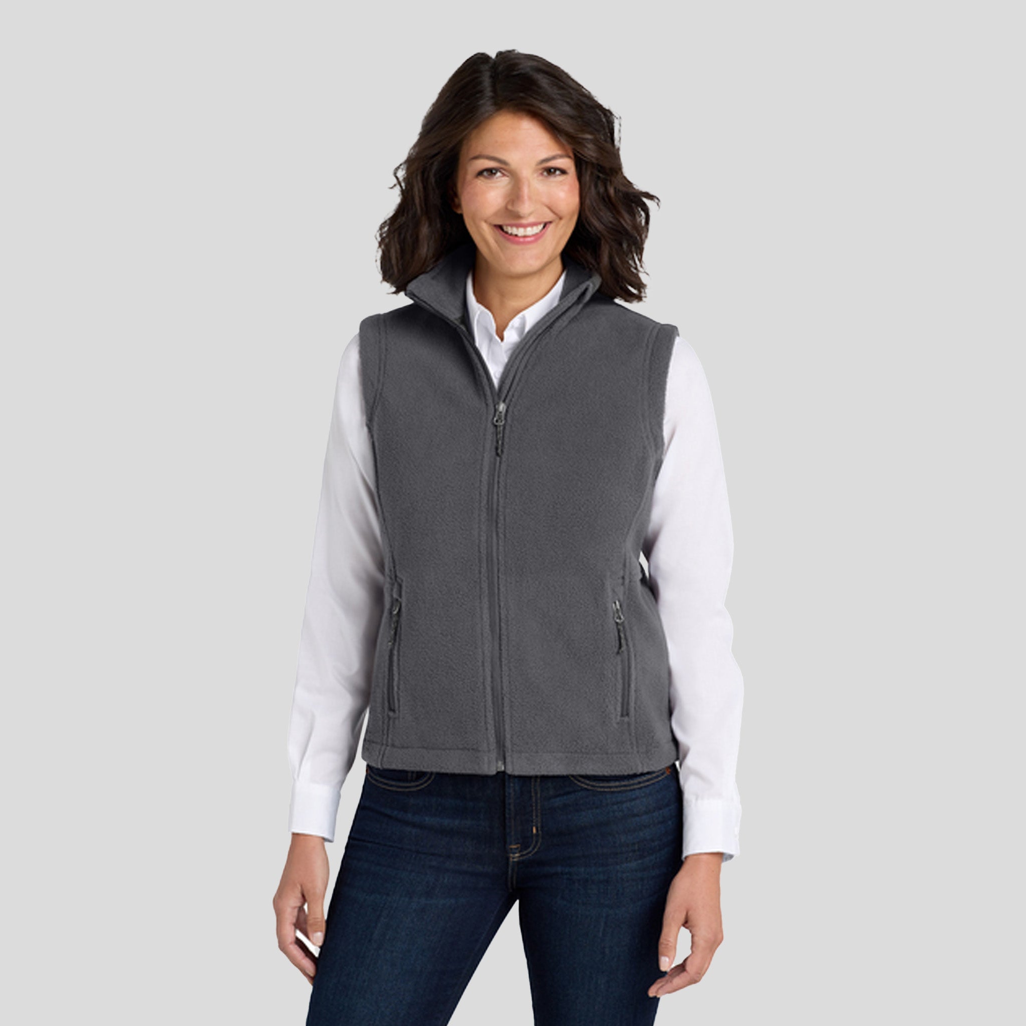 Women's Value Fleece Vest | Iron Grey