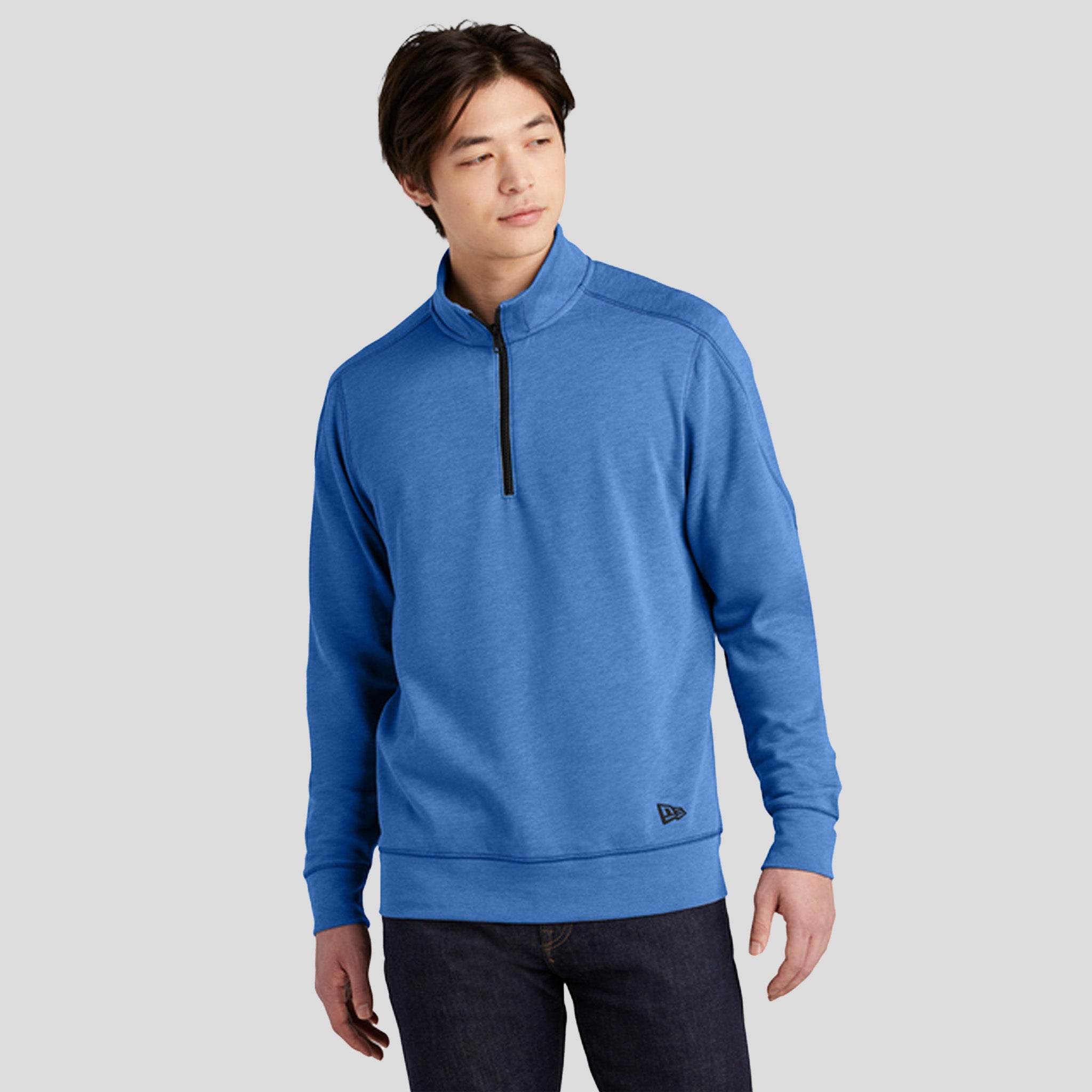 Tri-Blend Fleece 1/4-Zip Pullover | Royal Heather