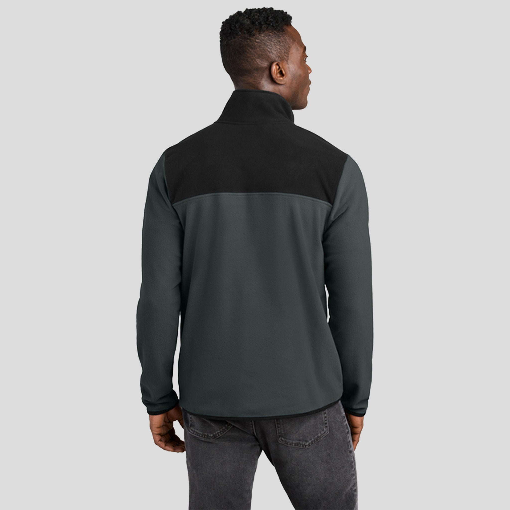 Glacier 1/4-Zip Fleece | Asphalt Grey/TNF Black