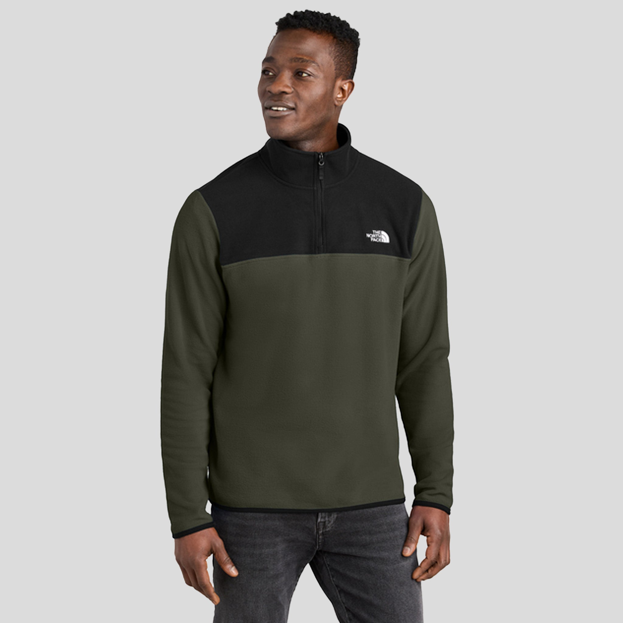 Glacier 1/4-Zip Fleece | New Taupe Green/TNF Black
