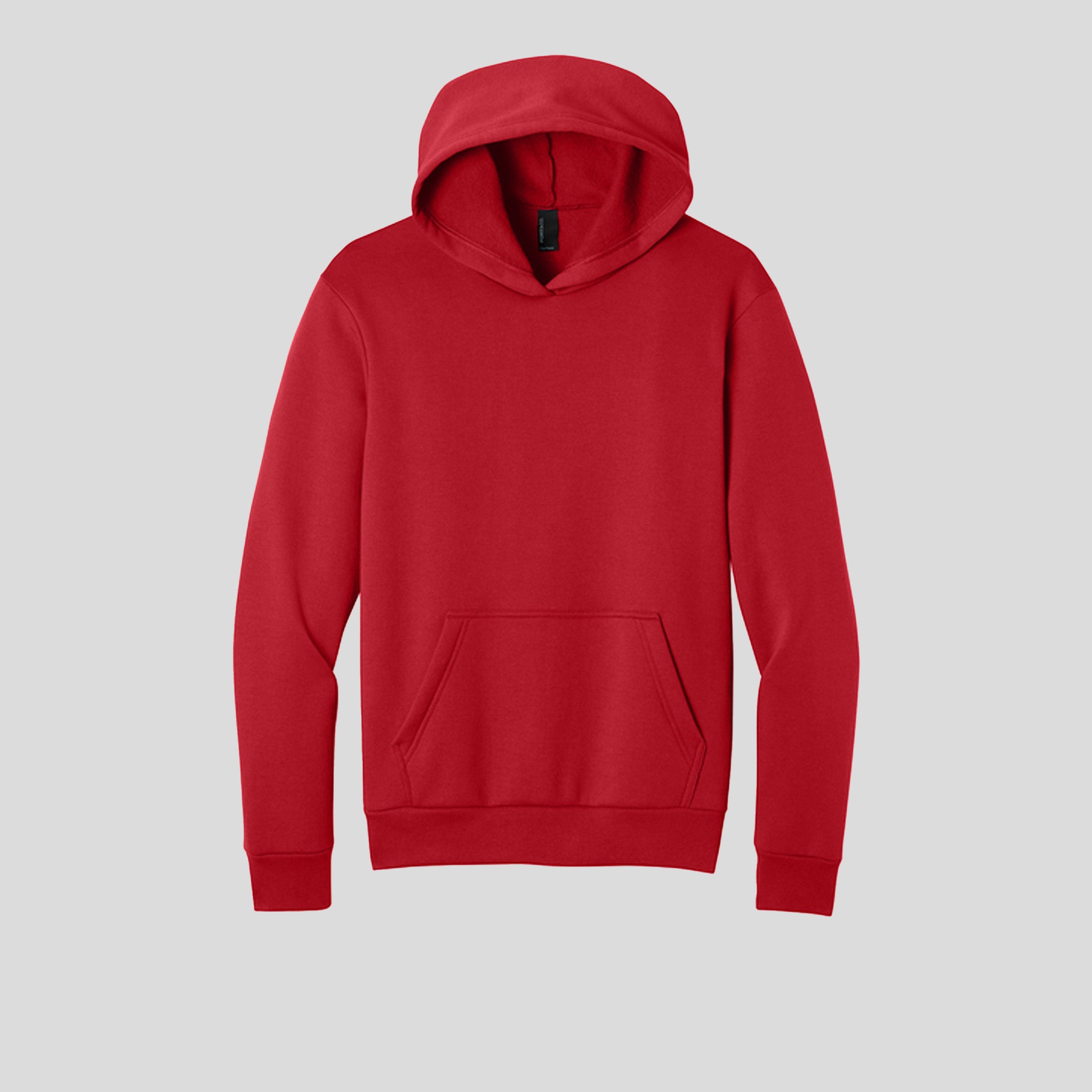 Easy Fleece Pullover Hooded Sweatshirt | Red
