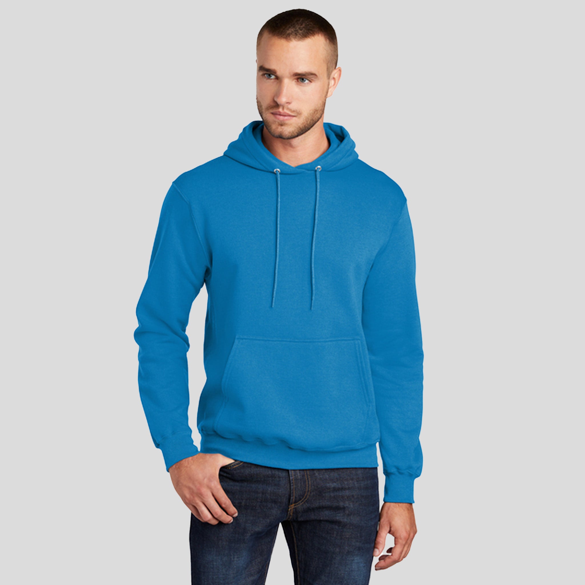 Core Fleece Pullover Hooded Sweatshirt | Sapphire