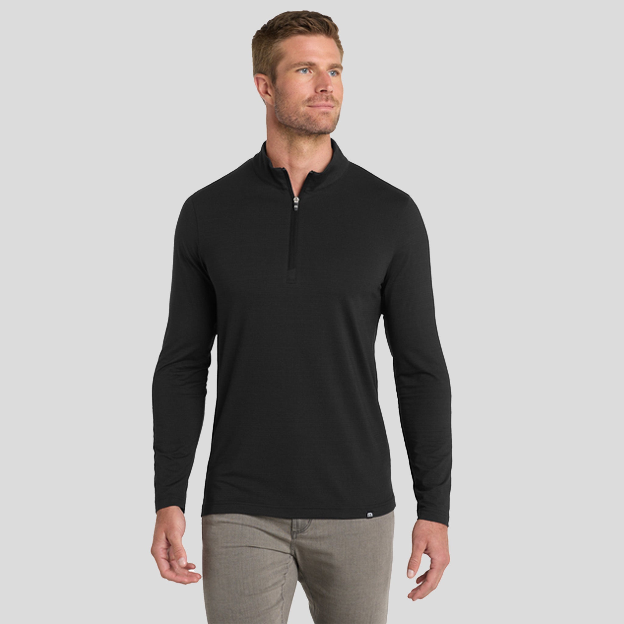 Crestview 1/4-Zip | Black