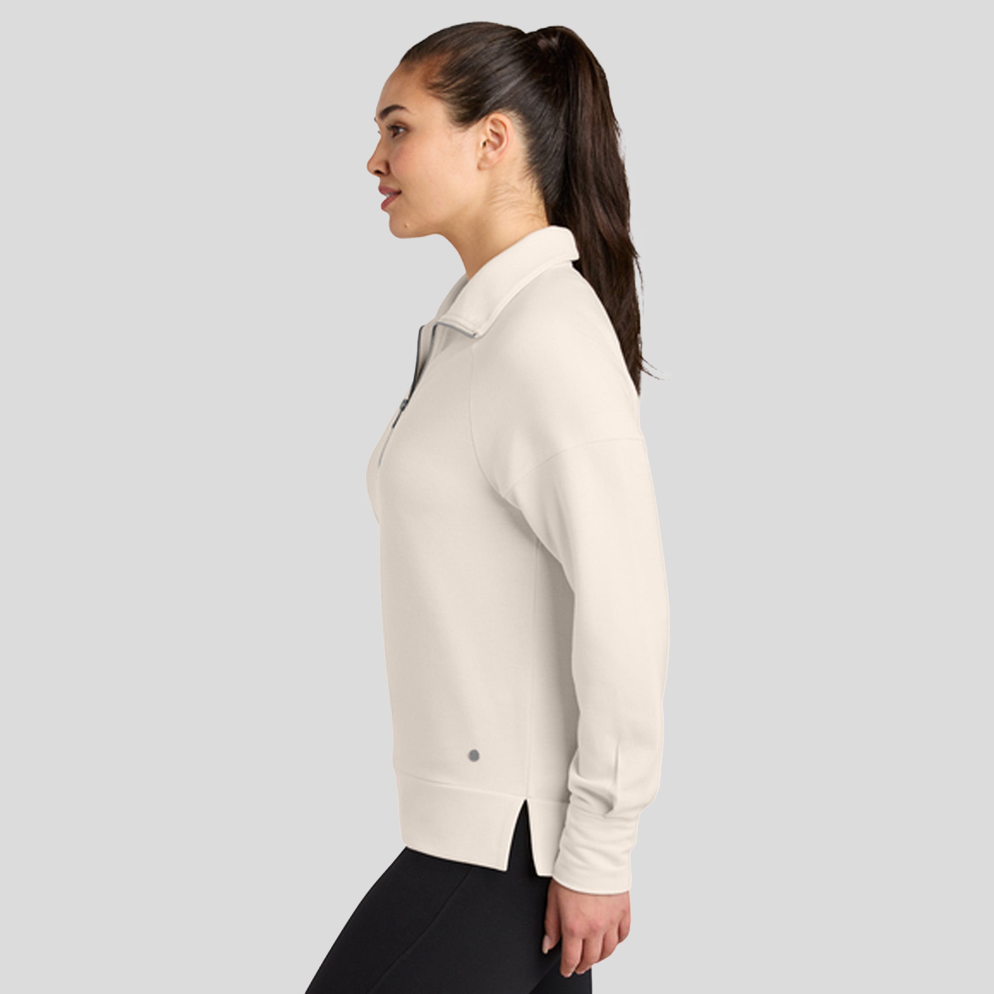 Womenβs Luuma 1/2-Zip | Light Suede