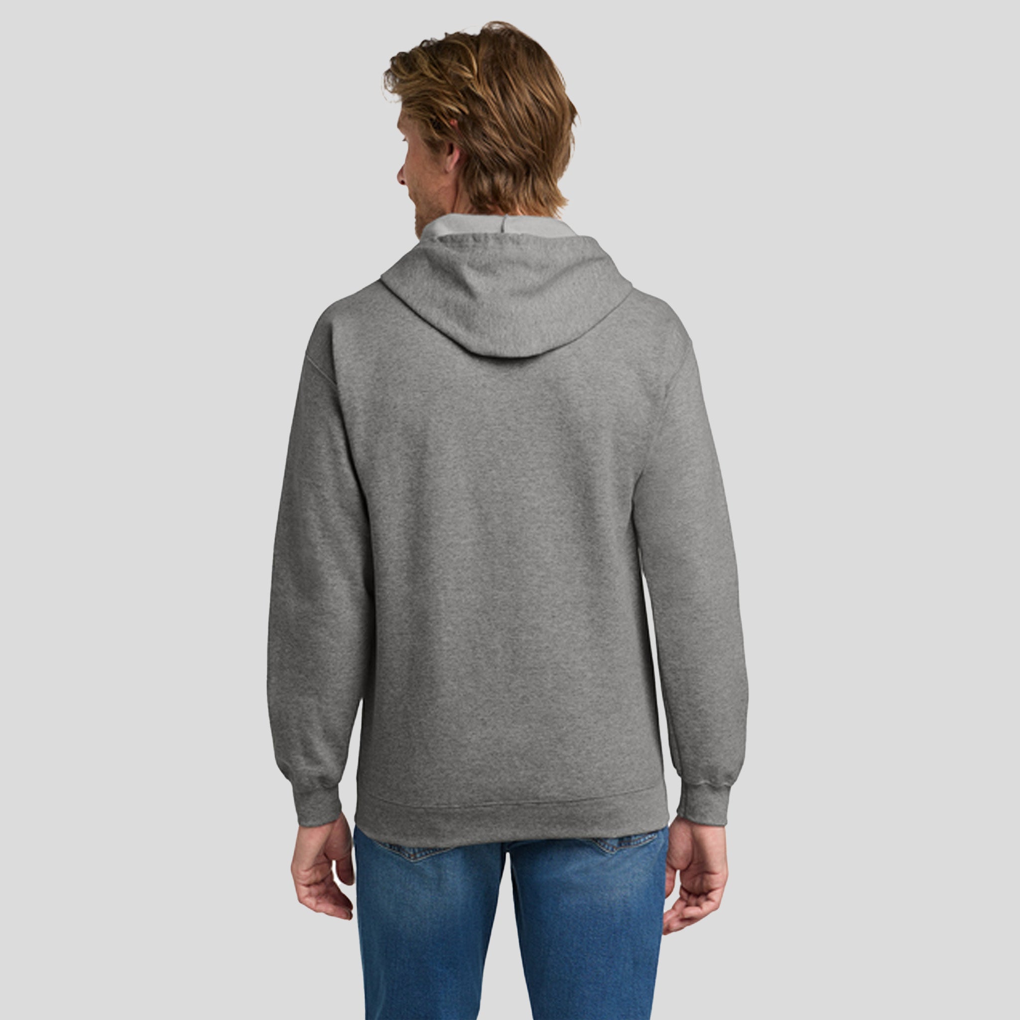 Heavy Blendβ’ Full-Zip Hooded Sweatshirt | Graphite Heather