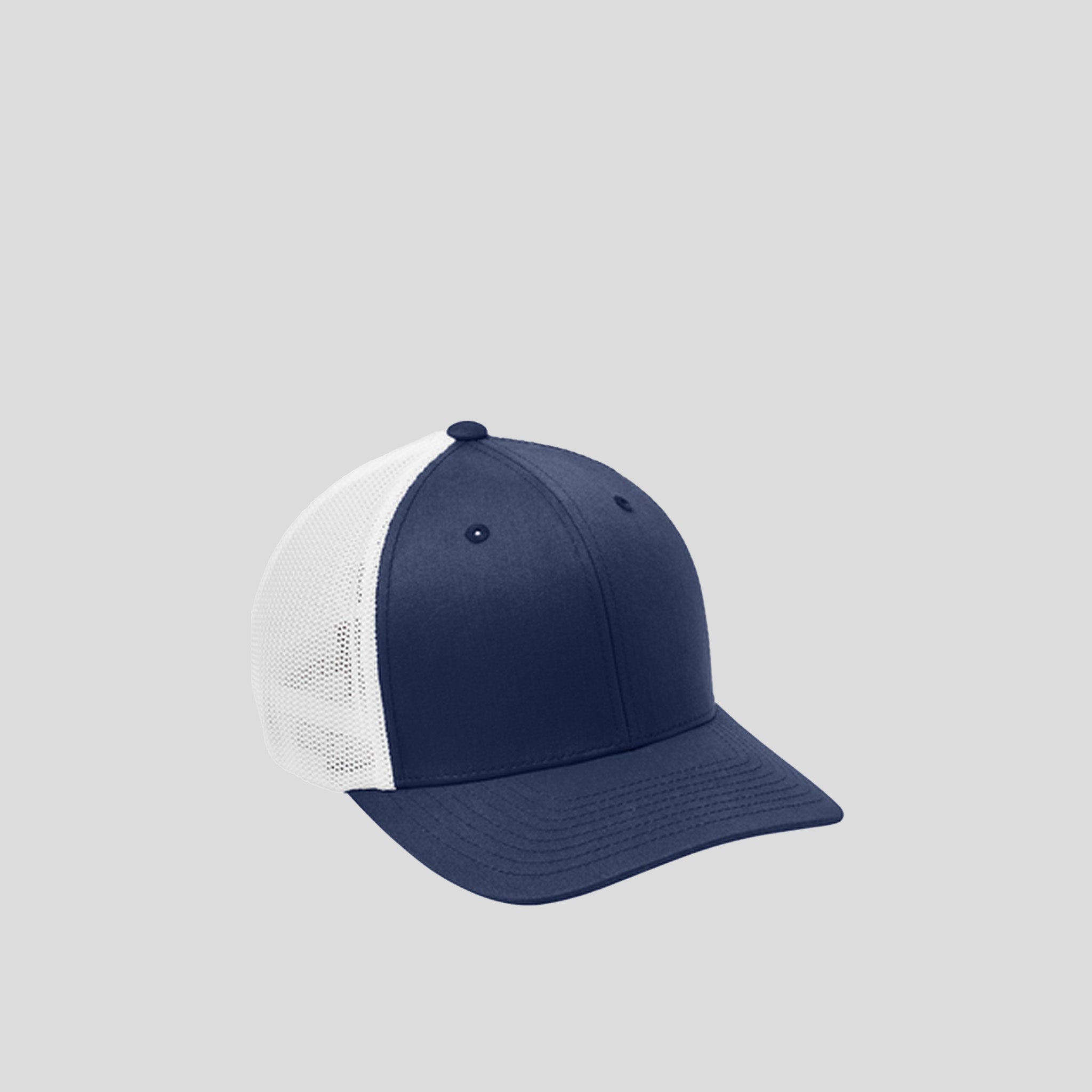 Flexfitยฎ Mesh Back Cap | True Navy/White