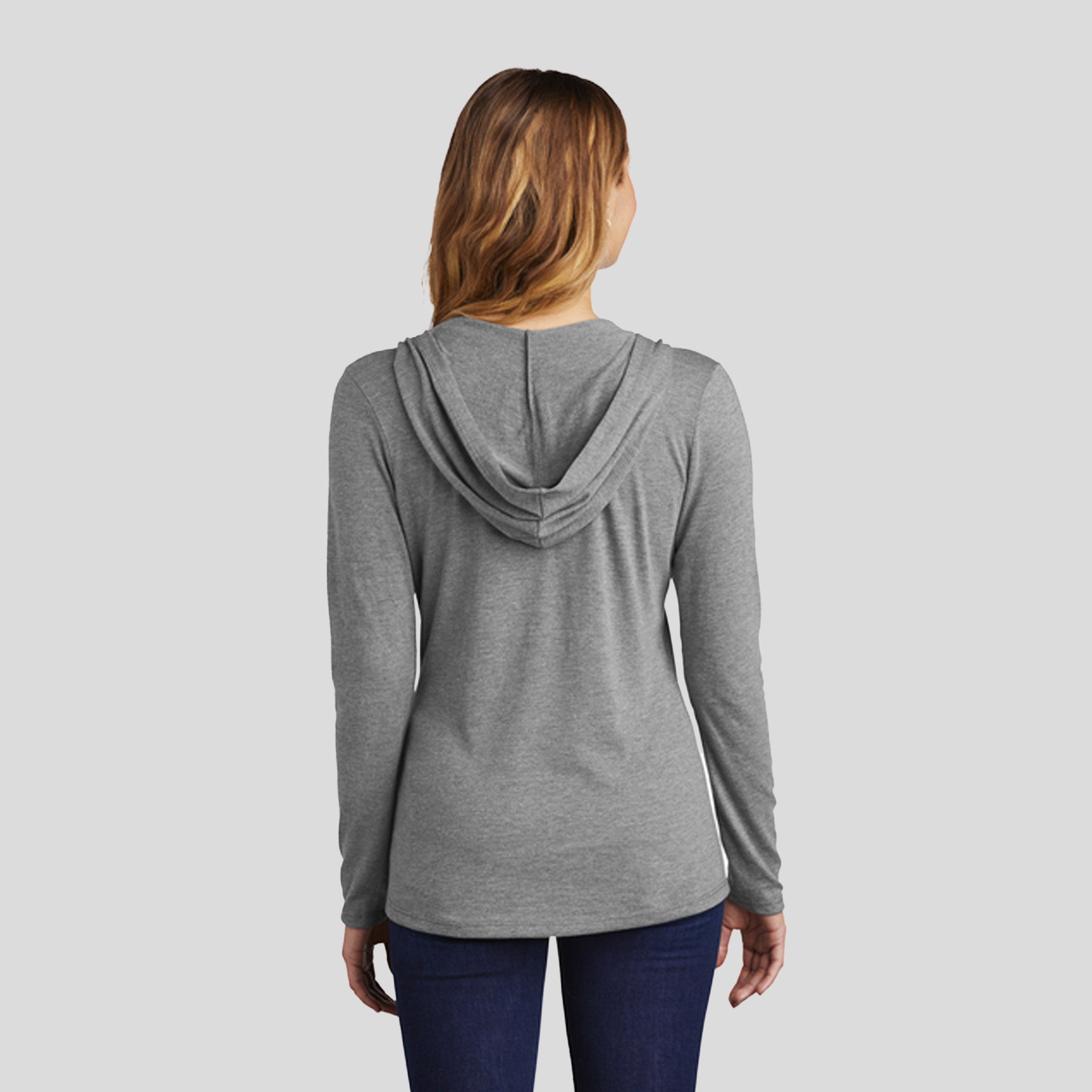 Womenโs Perfect Tri ยฎ Long Sleeve Hoodie | Grey Frost