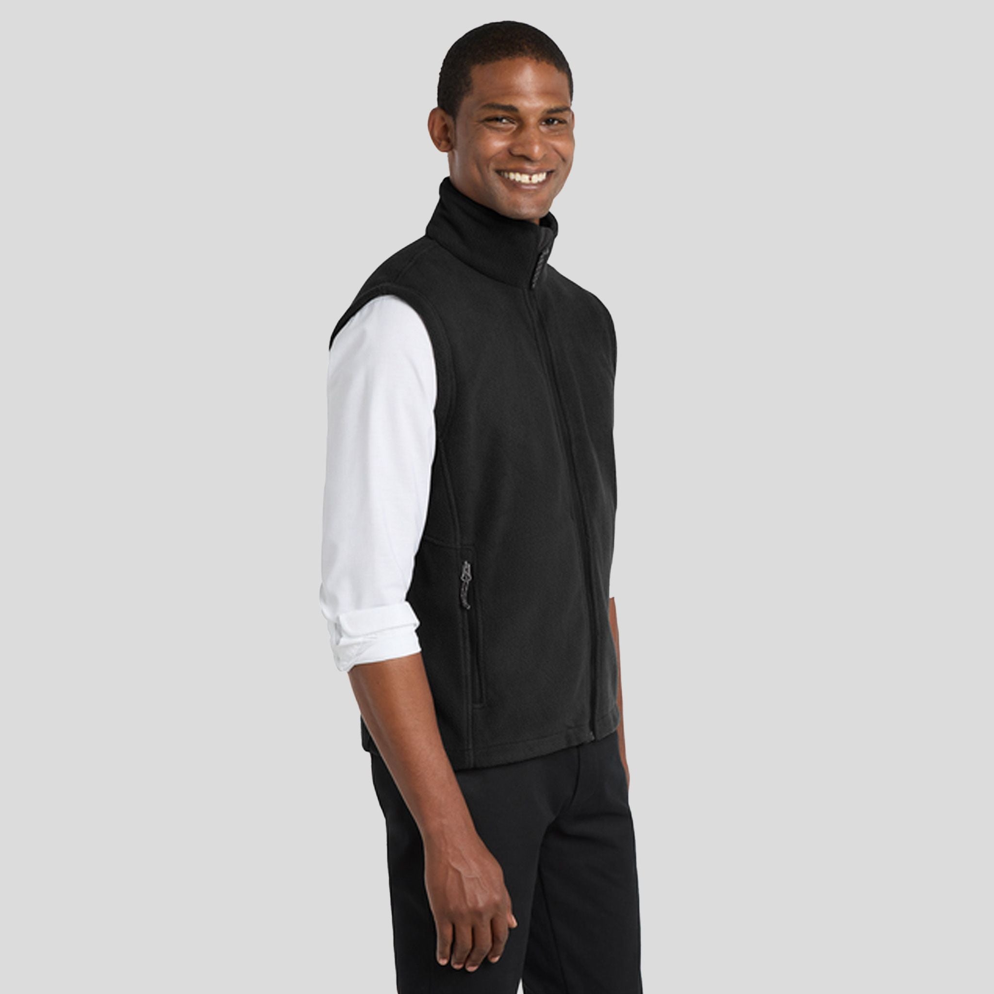 Value Fleece Vest | Black