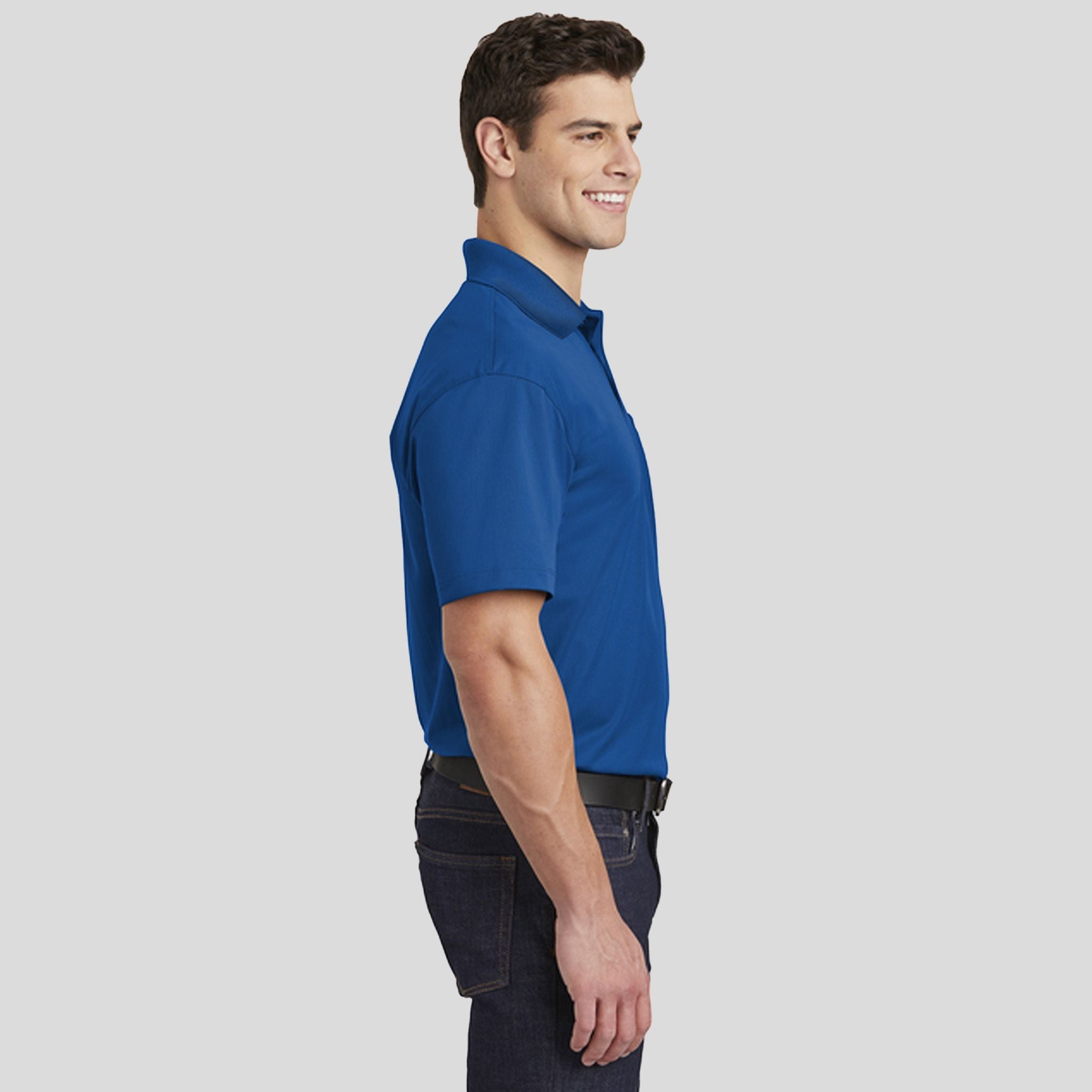 Micropique Sport-Wick® Pocket Polo | True Royal