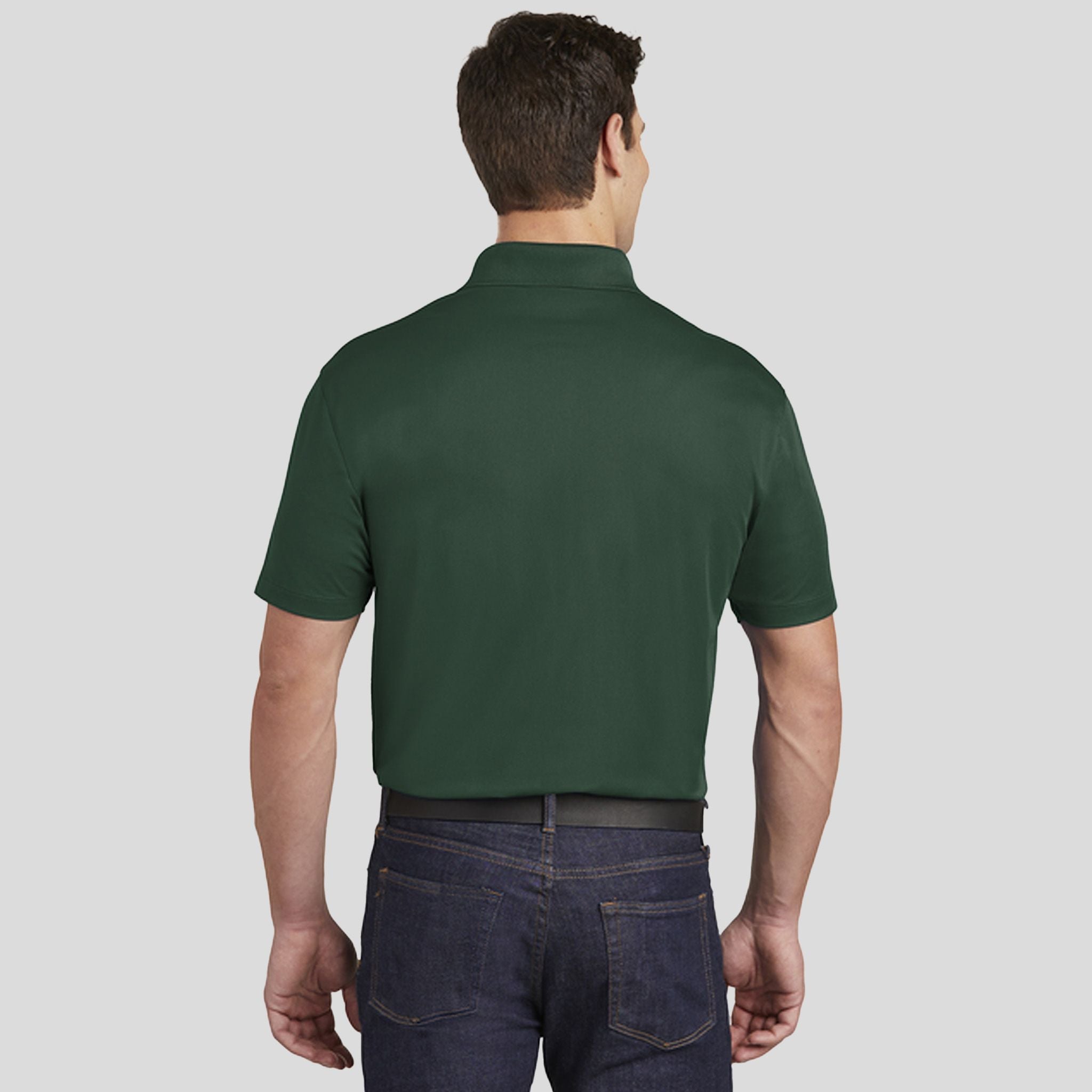 Micropique Sport-Wick® Pocket Polo | Forest Green