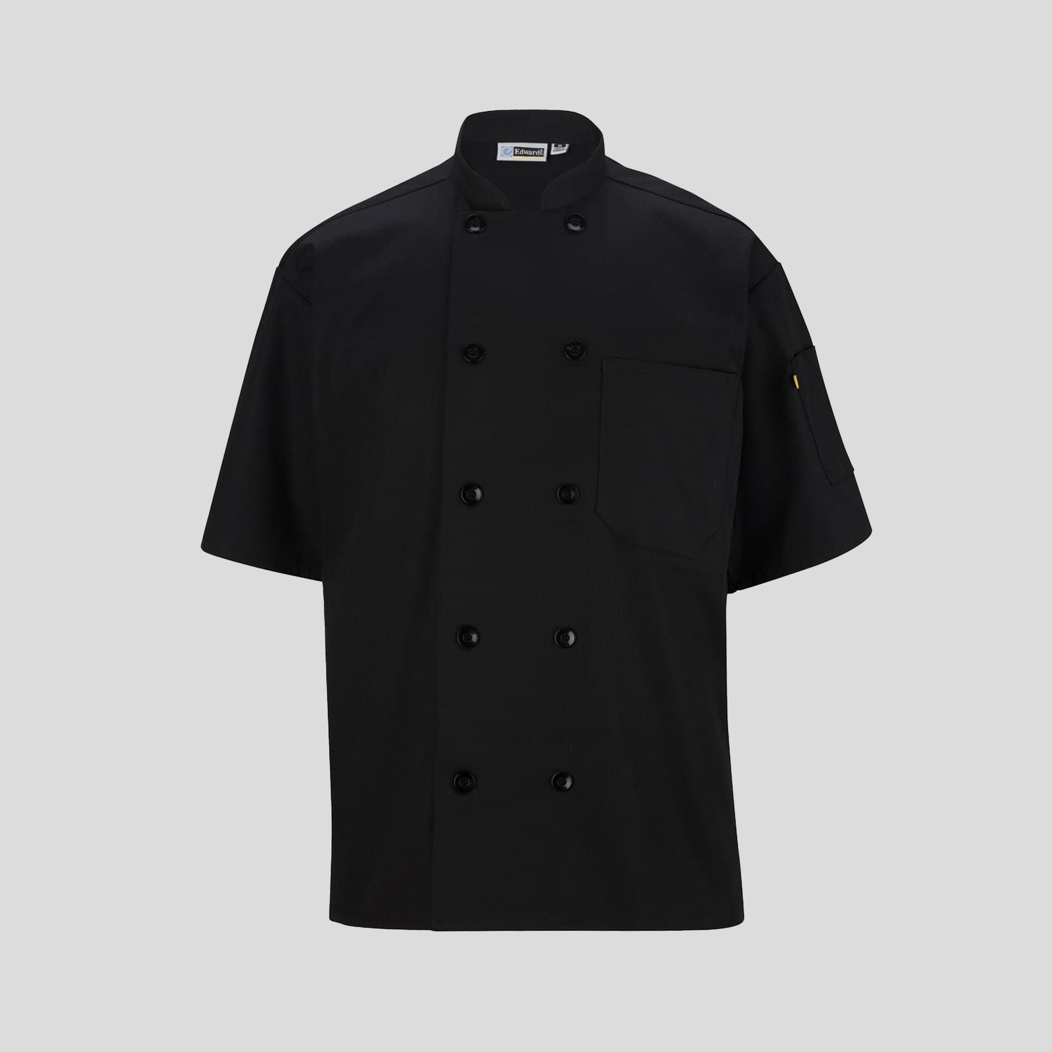 CLASSIC CHEF COAT - 10-BUTTONS | Black