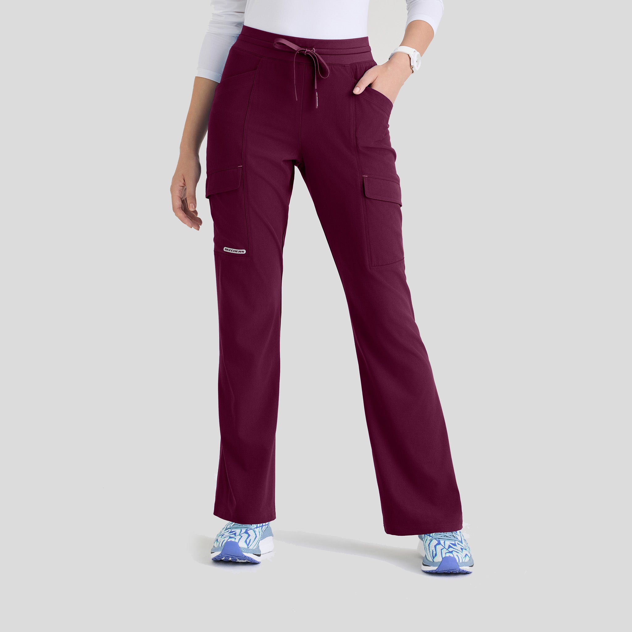 Reward 5 Pocket High Rise Fit & Flare Pant | Wine