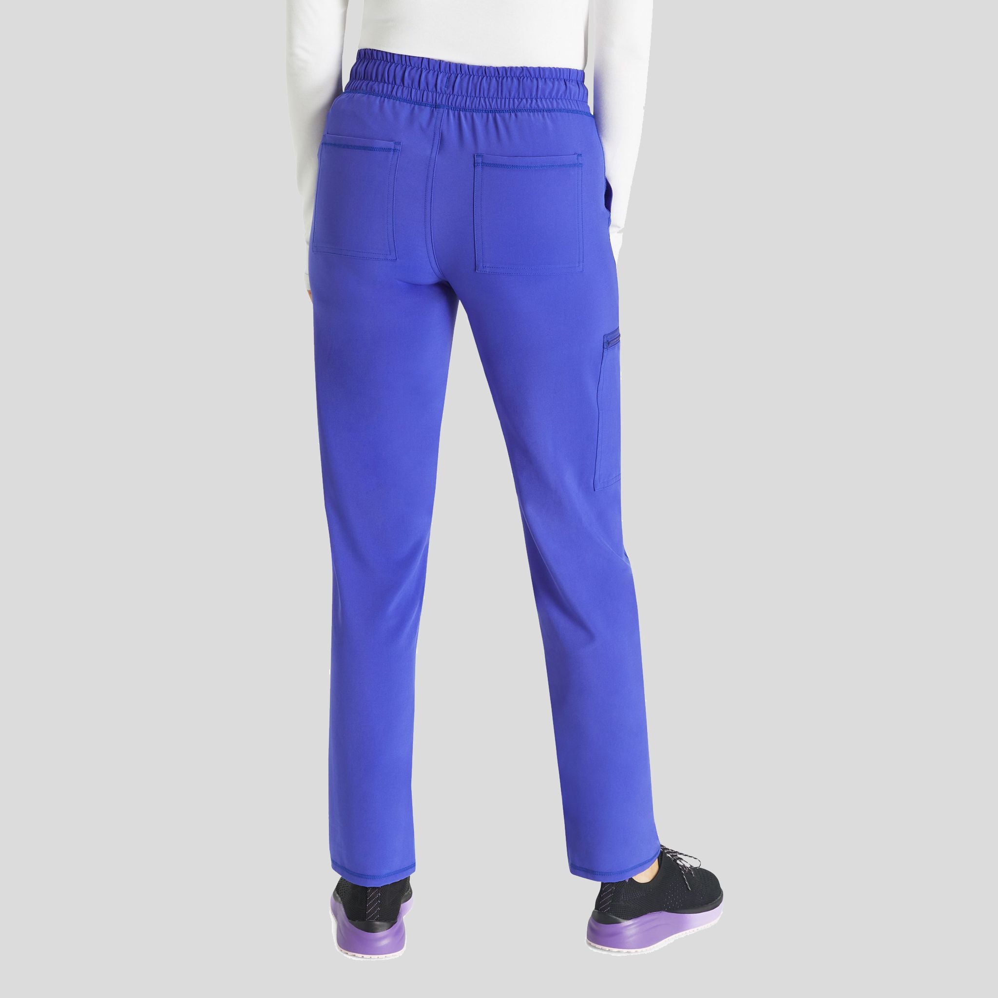 Women’s Mid Rise Tapered Leg Drawstring Pant | Glacier Pearl