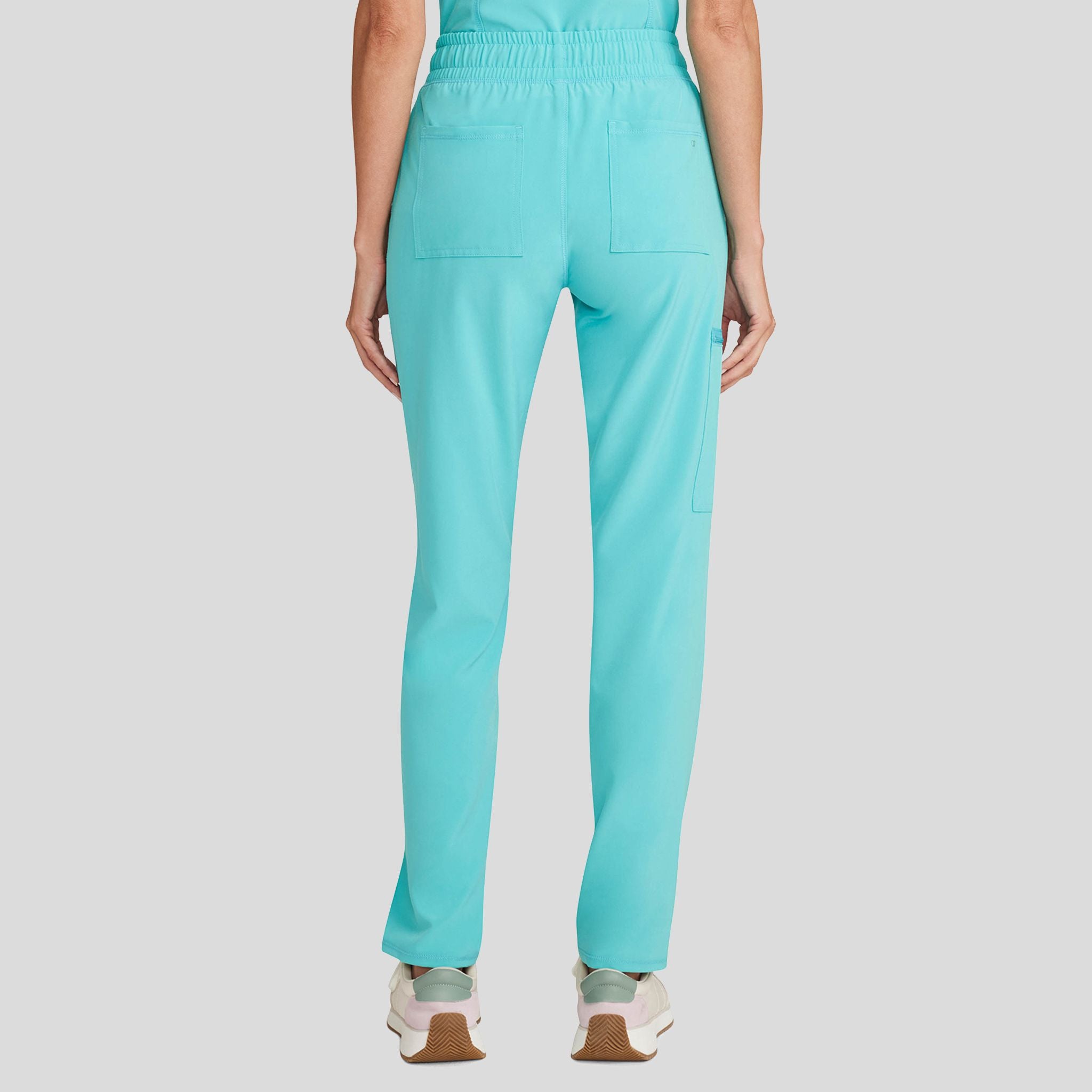 Women’s Mid Rise Tapered Leg Drawstring Pant | Aqua Cove