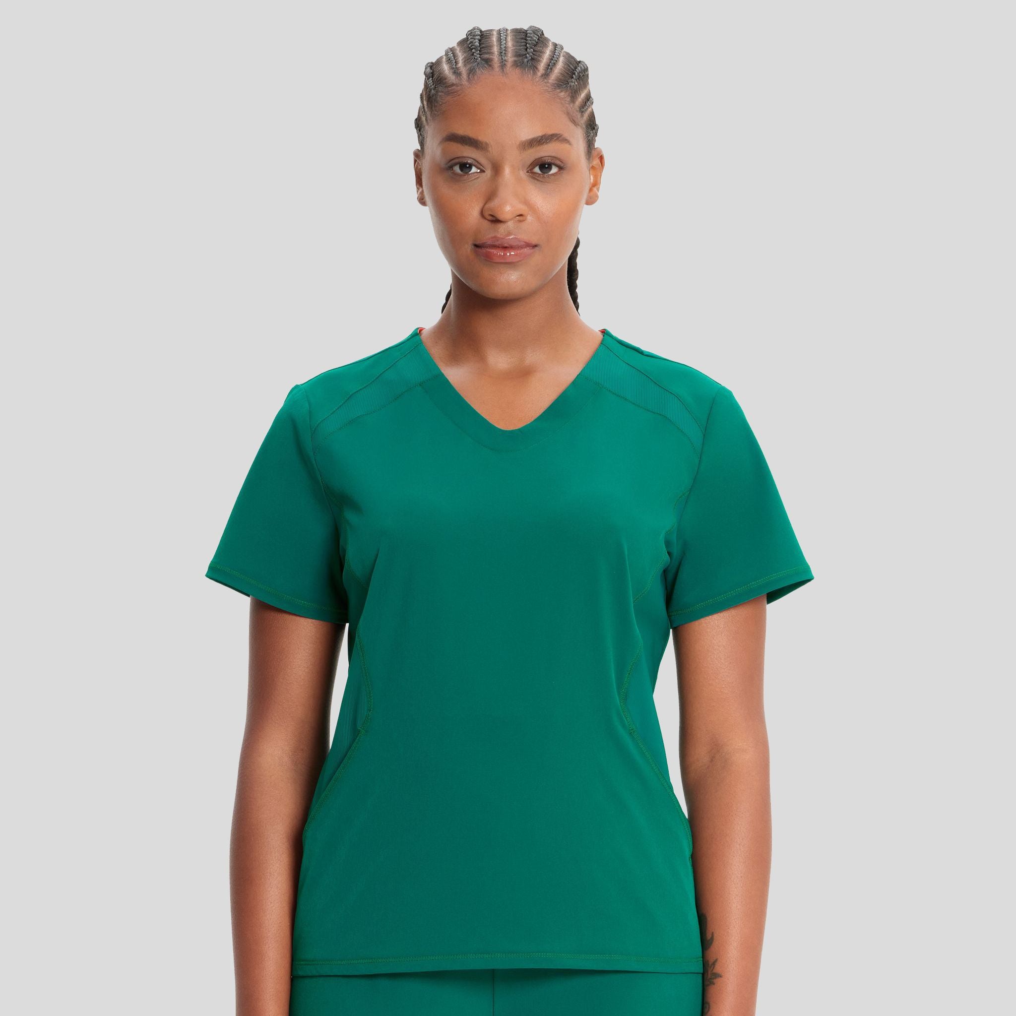 V-Neck Top | Hunter