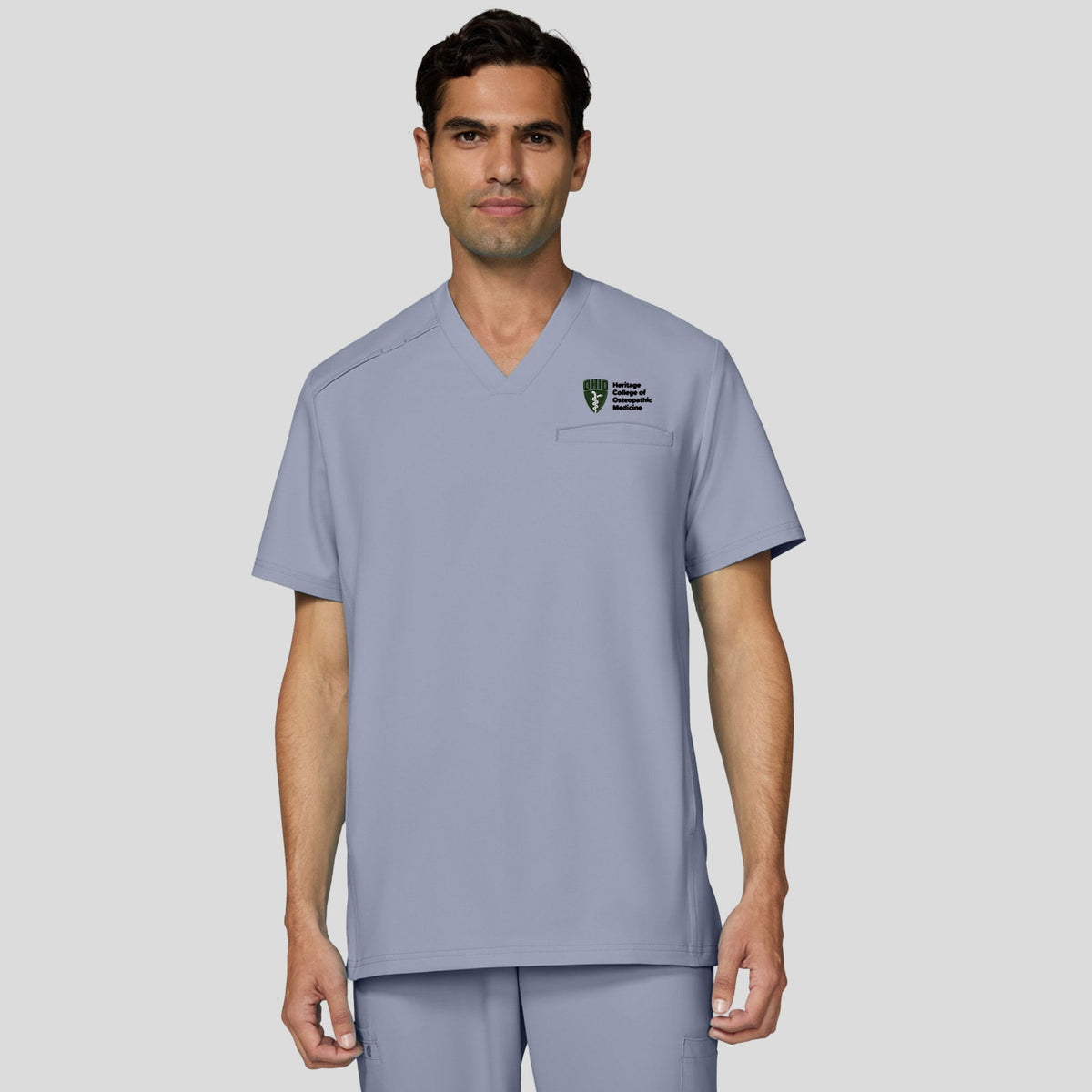 Ohio University Men's Stasis Top | Platinum Grey