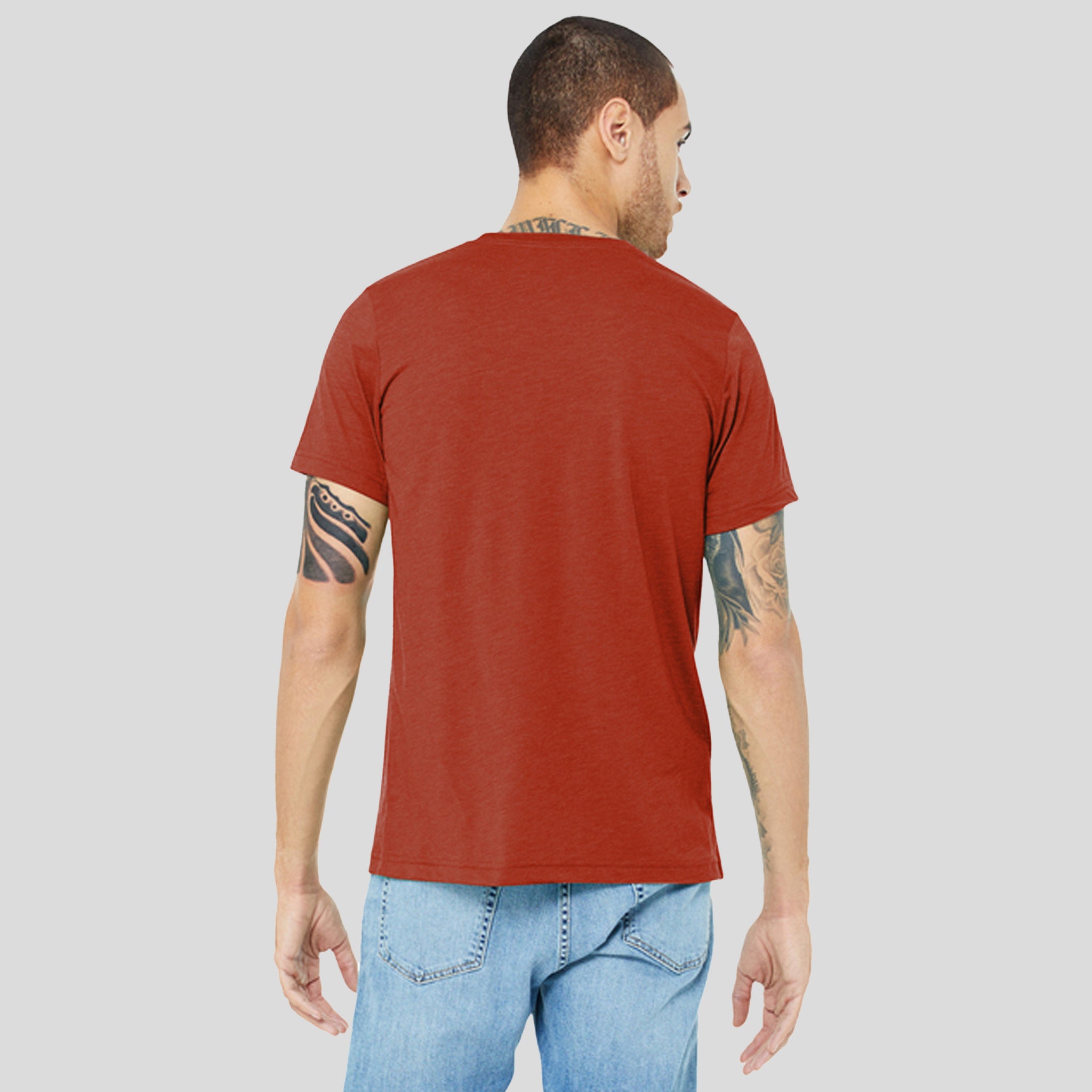Unisex Triblend Short Sleeve Tee | Brick Triblend