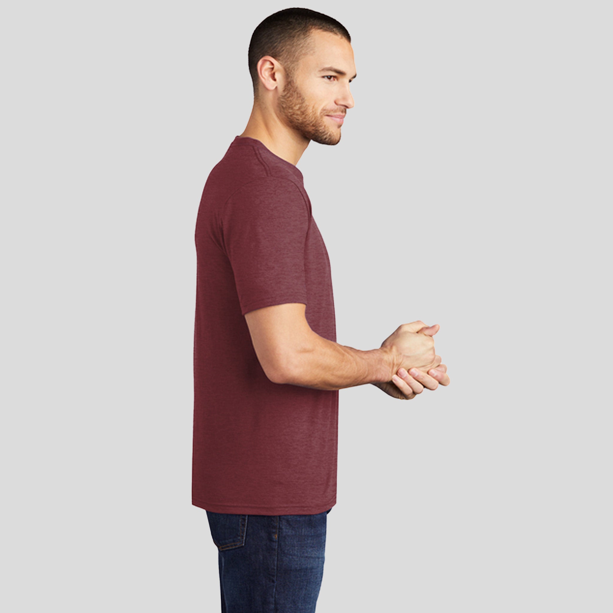 Perfect Tri® Tee | Maroon Frost