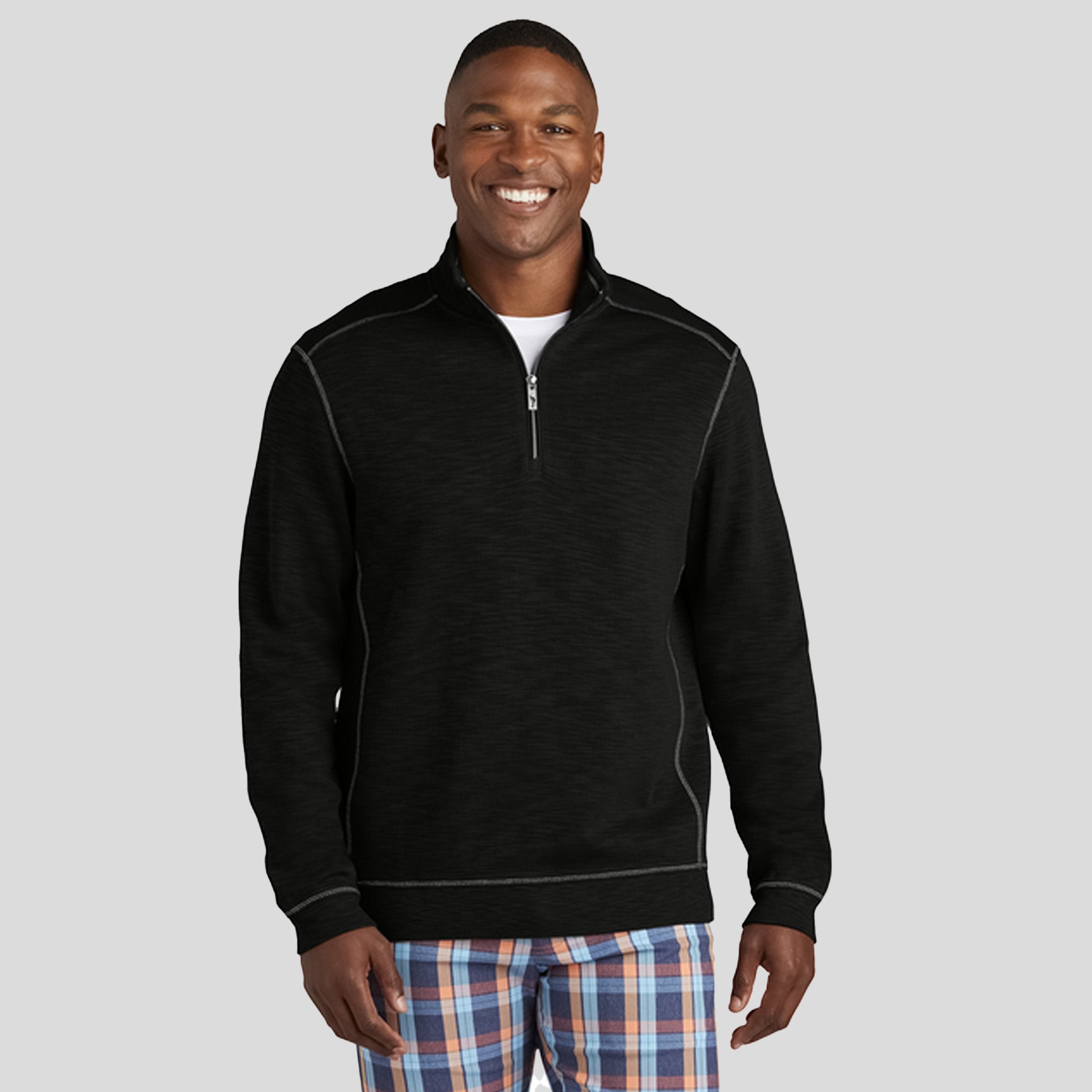 Men's Tobago Bay 1/2-Zip | Black