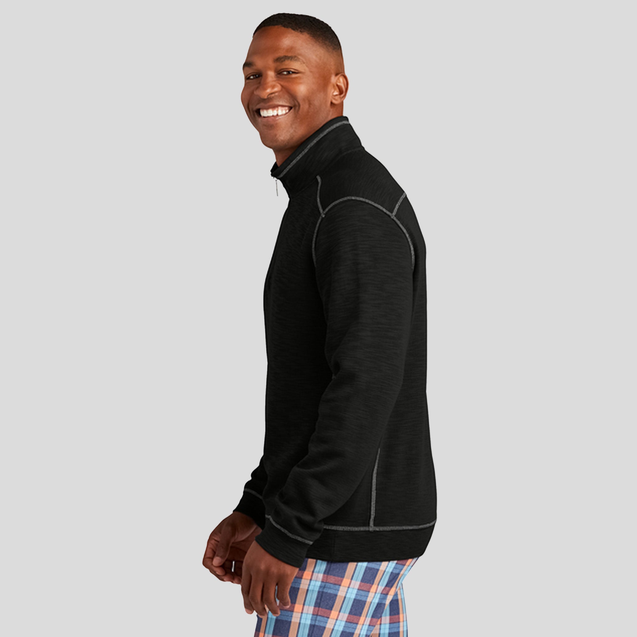 Men's Tobago Bay 1/2-Zip | Black