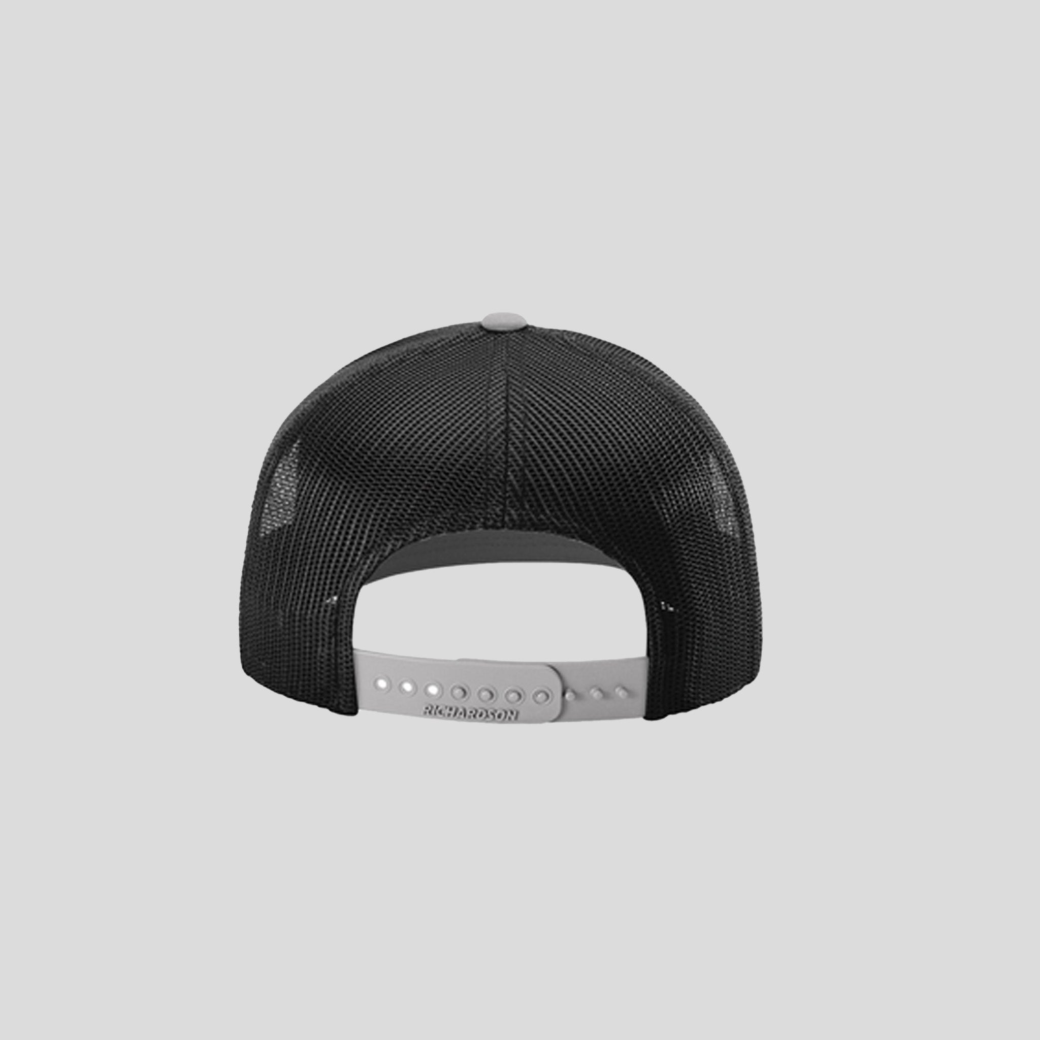 Richardson Trucker Cap | Black/Black/Light Grey