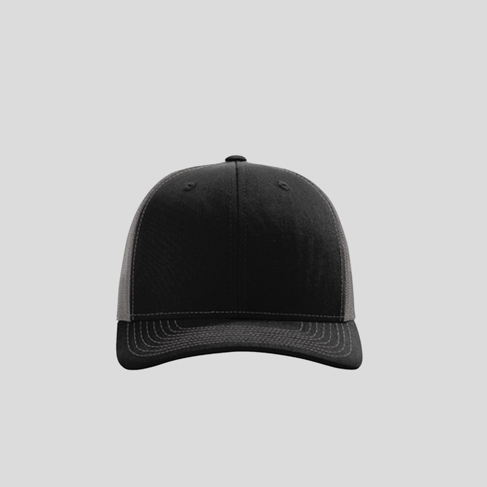 Richardson Trucker Cap | Black/Charcoal