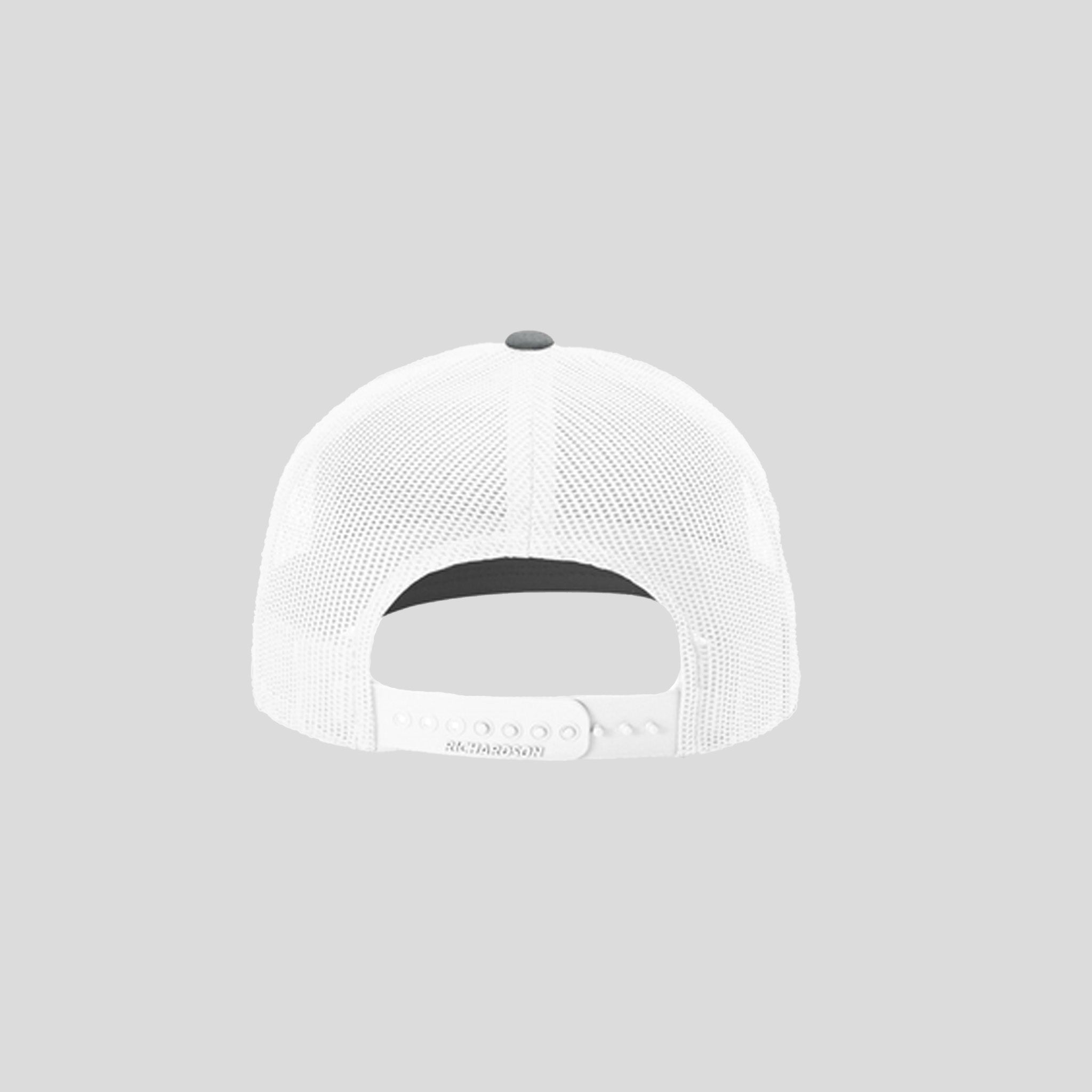 Richardson Trucker Cap | Black/White/Heather Grey