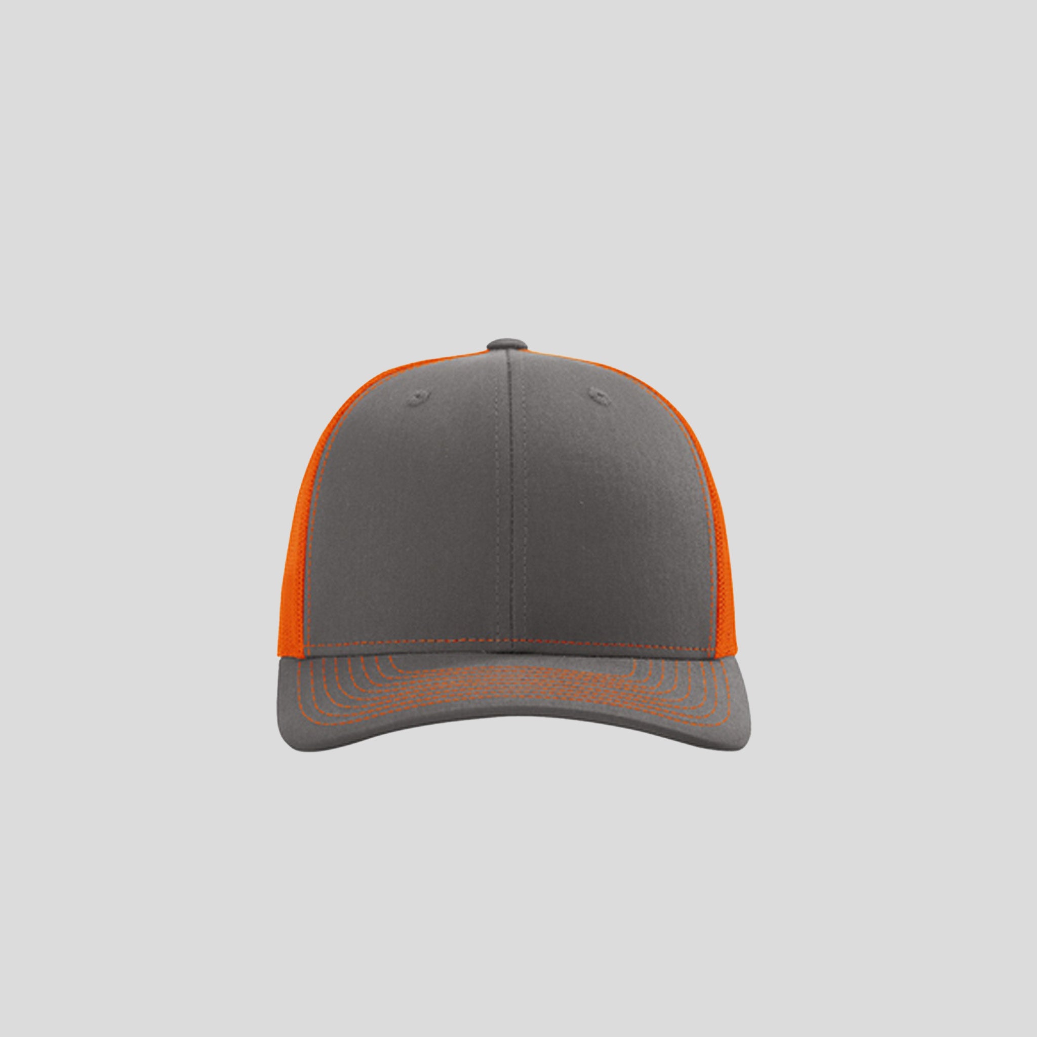 Richardson Trucker Cap | Charcoal/Orange