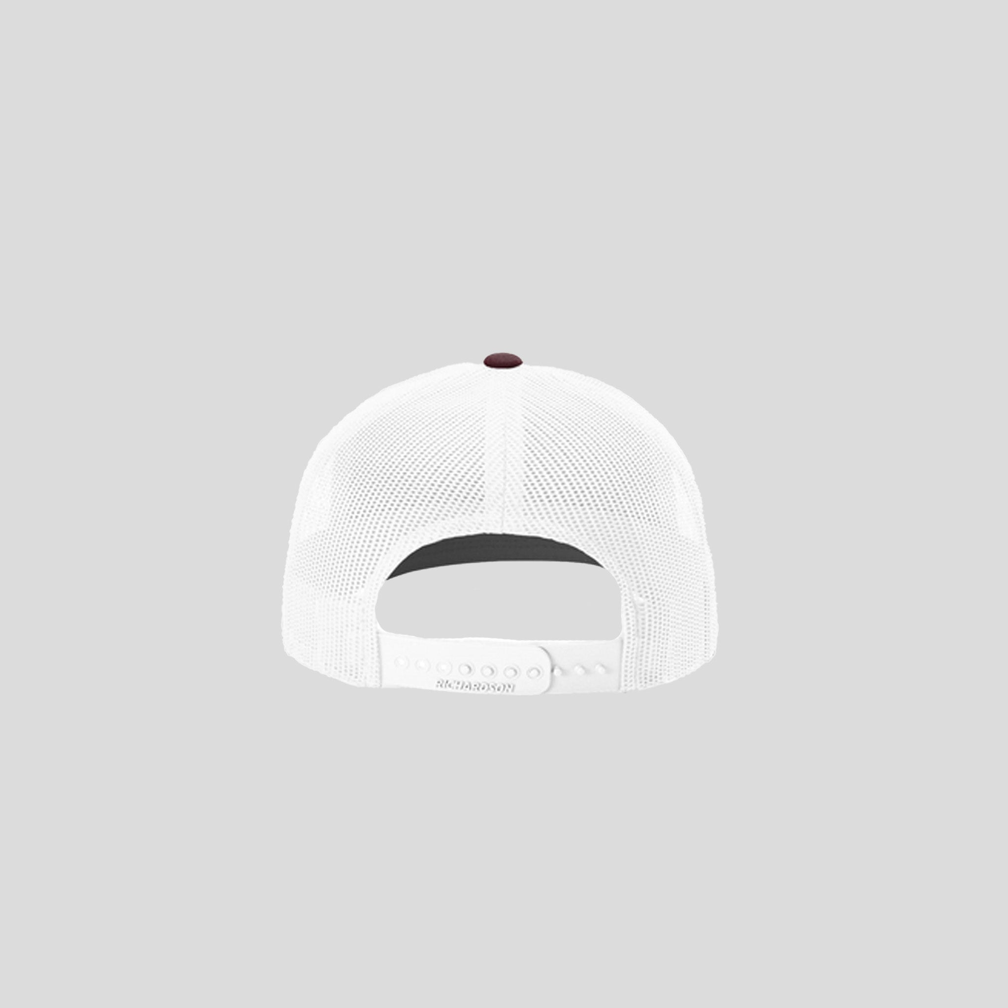 Richardson Trucker Cap | Maroon/White